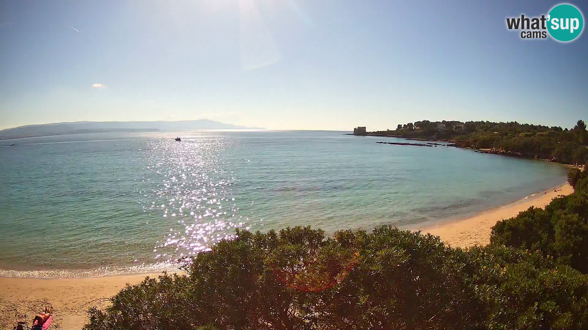 Kamera plaža Lazzaretto | Alghero | Sardinija