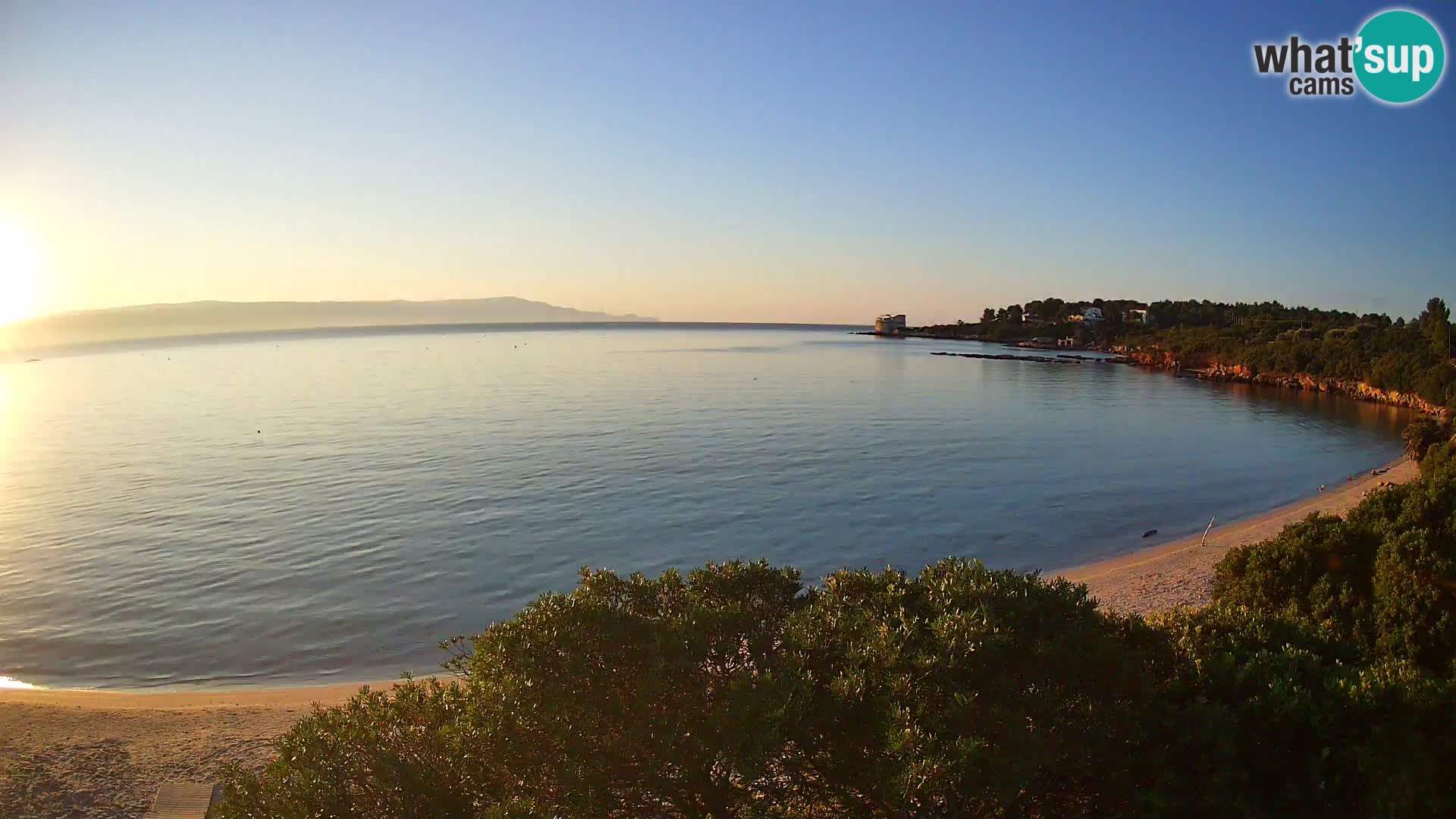 Kamera plaža Lazzaretto | Alghero | Sardinija