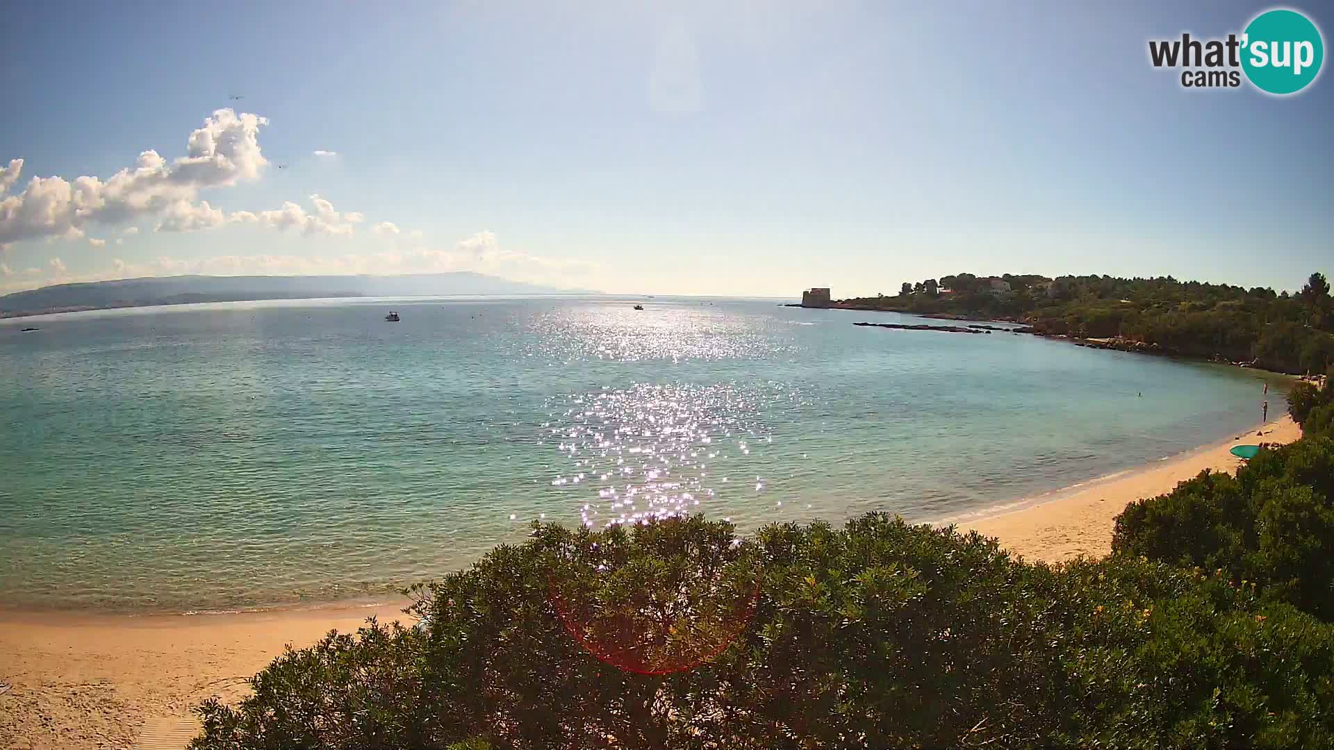 Webcam Lazzaretto beach | Alghero | Sardinia