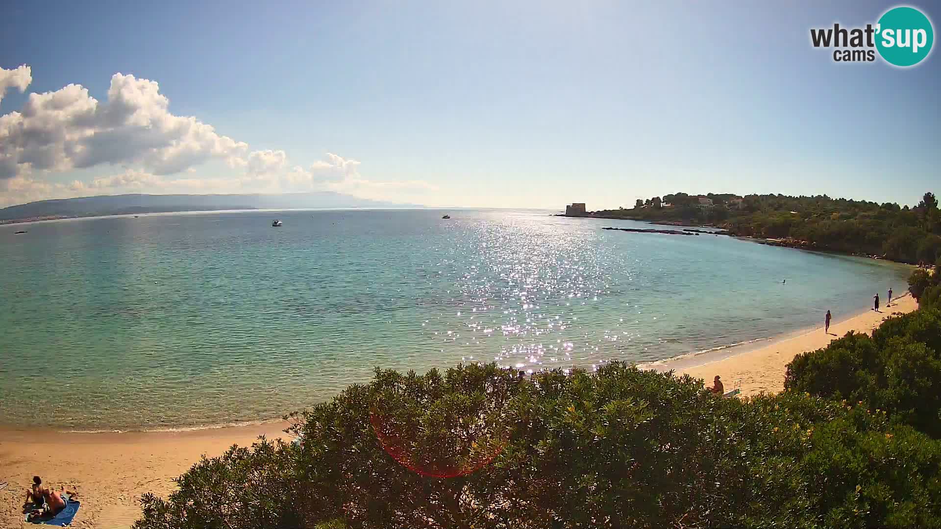 Kamera plaža Lazzaretto | Alghero | Sardinija