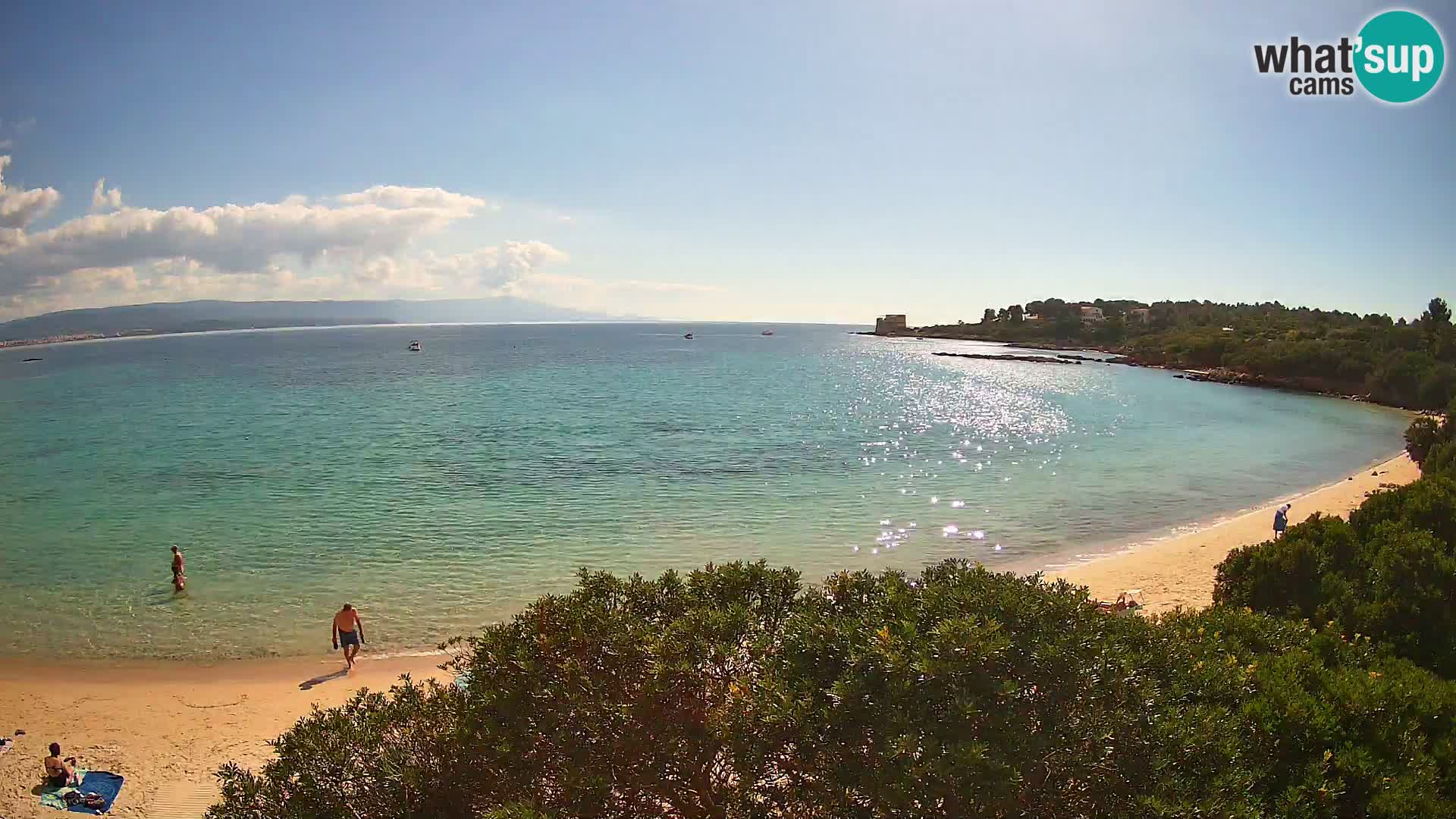 Webcam Lazzaretto Strand | Alghero | Sardinien