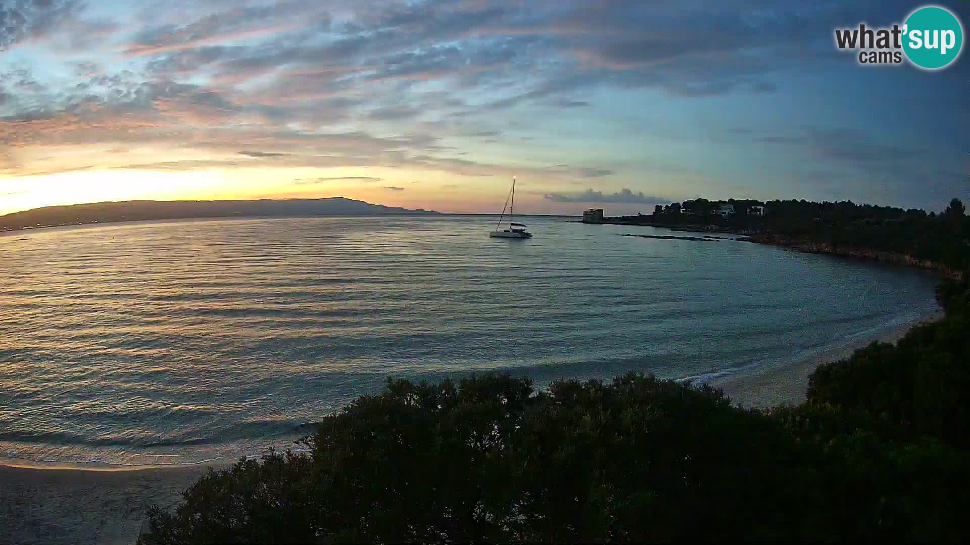 Kamera plaža Lazzaretto | Alghero | Sardinija