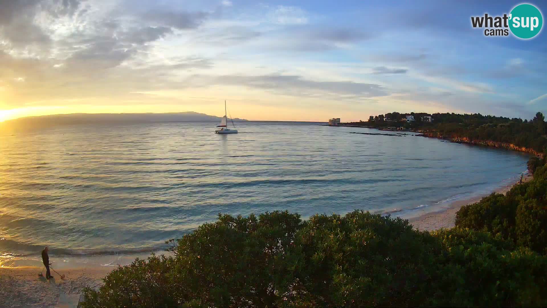Webcam Lazzaretto beach | Alghero | Sardinia