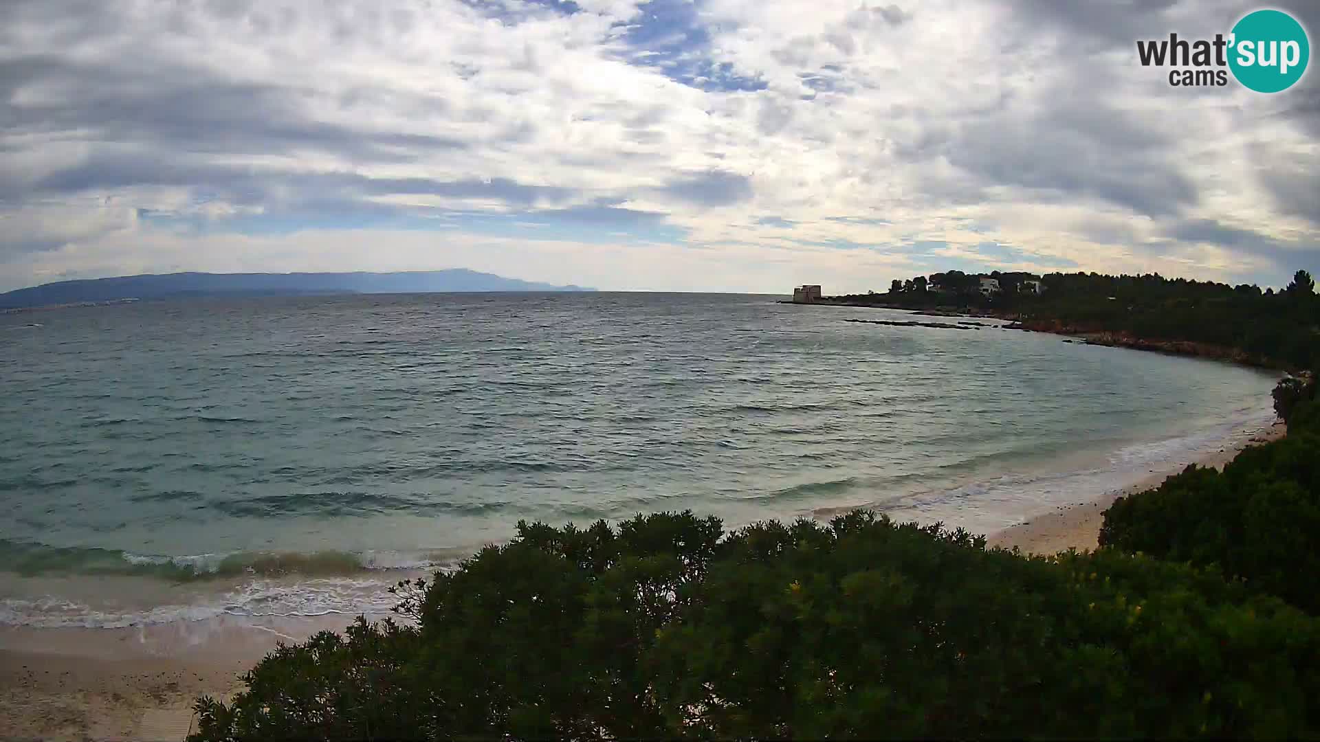 Webcam Lazzaretto Strand | Alghero | Sardinien