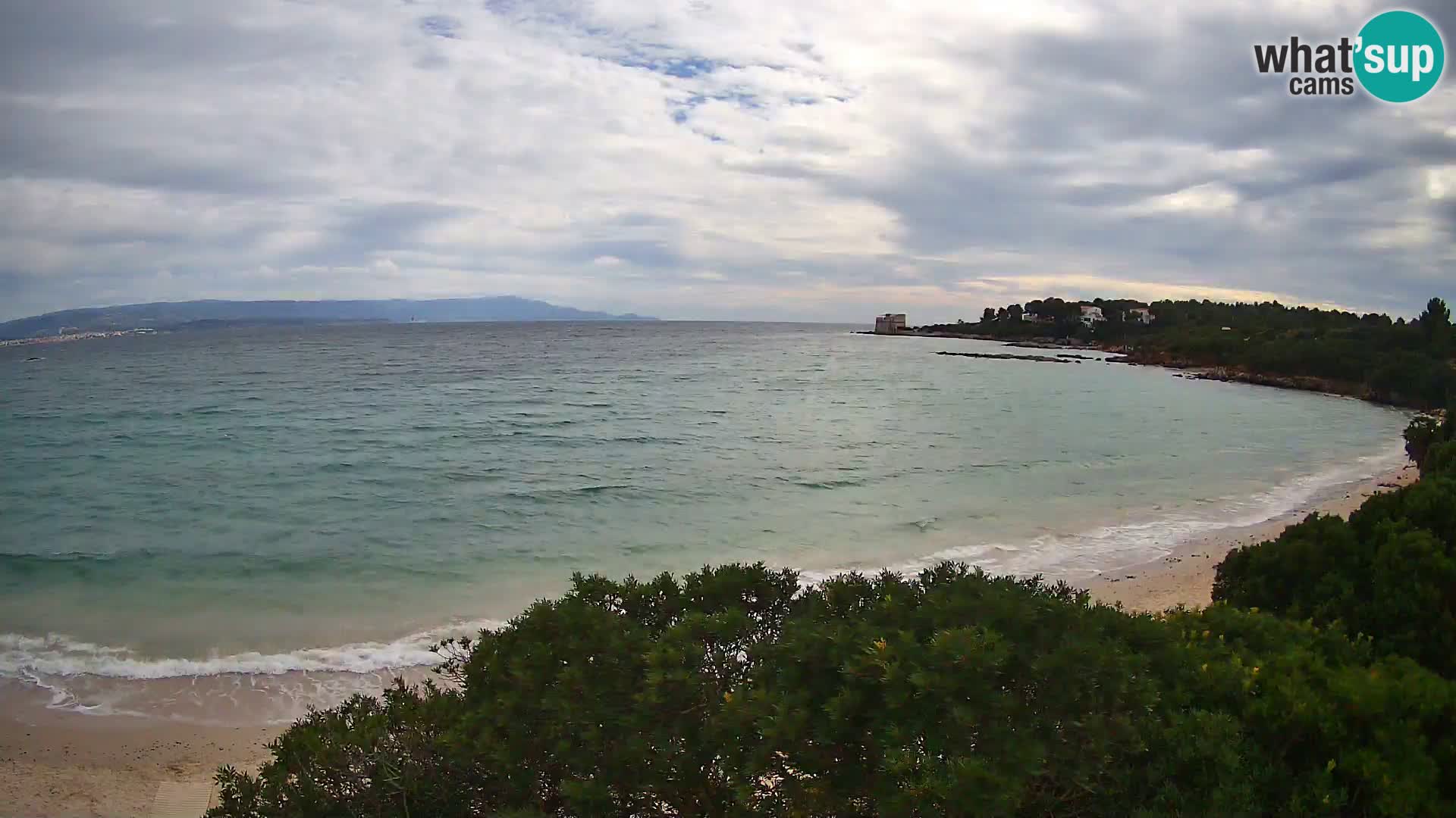 Webcam Lazzaretto Strand | Alghero | Sardinien