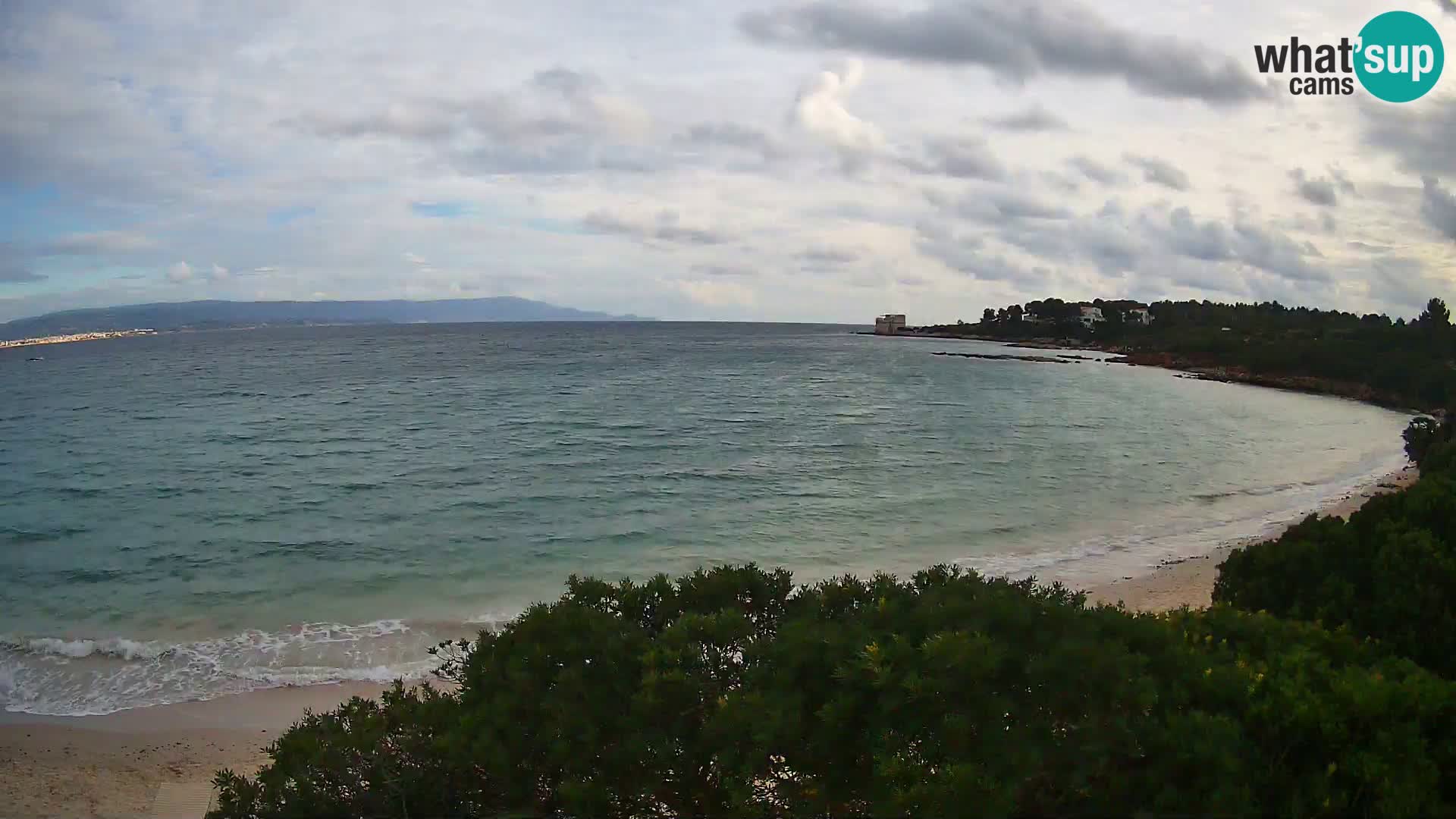 Webcam Lazzaretto Strand | Alghero | Sardinien