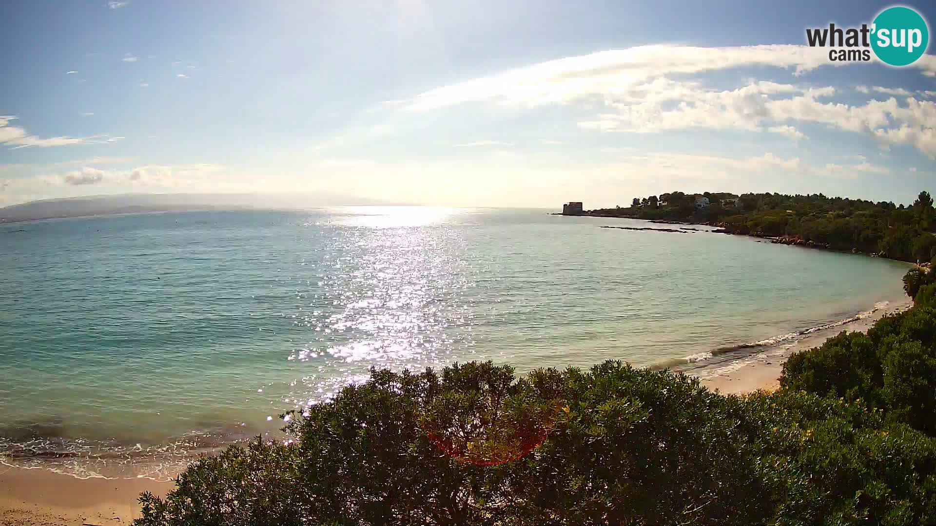 Webcam Lazzaretto Strand | Alghero | Sardinien