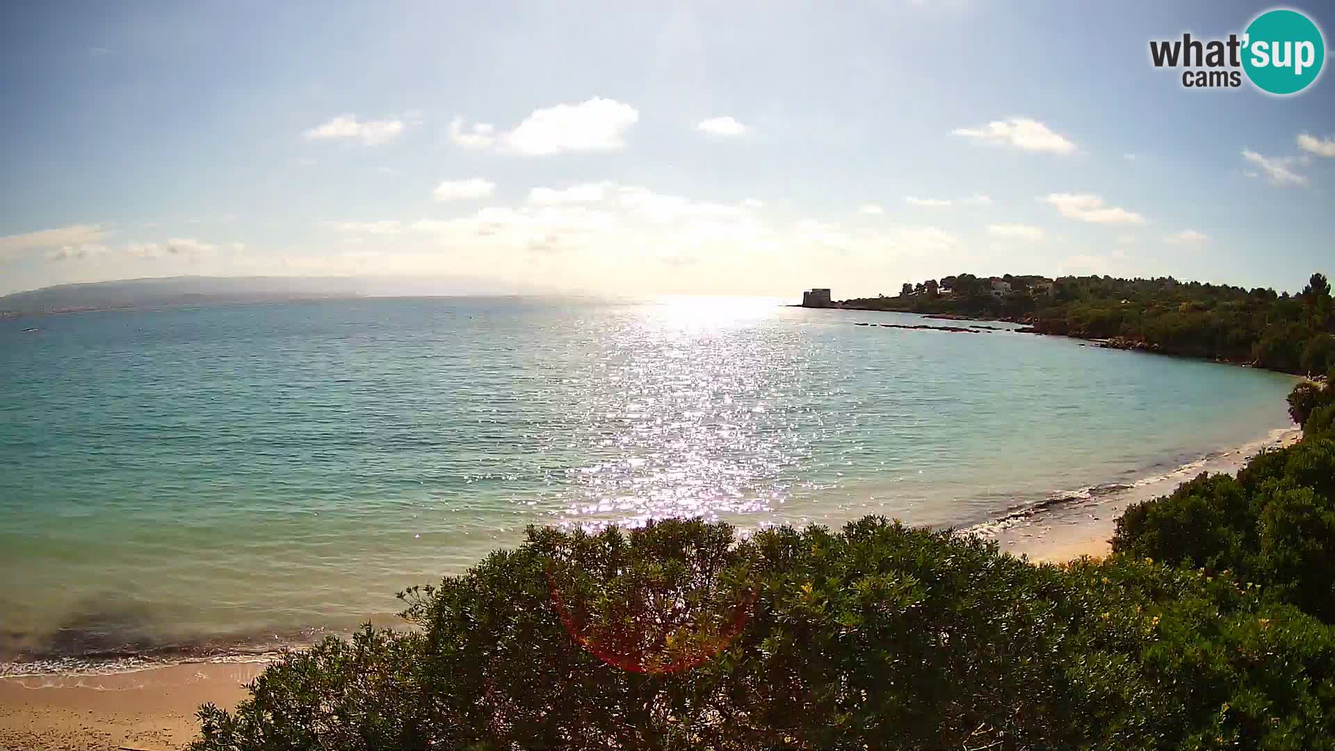 Webcam Lazzaretto Strand | Alghero | Sardinien