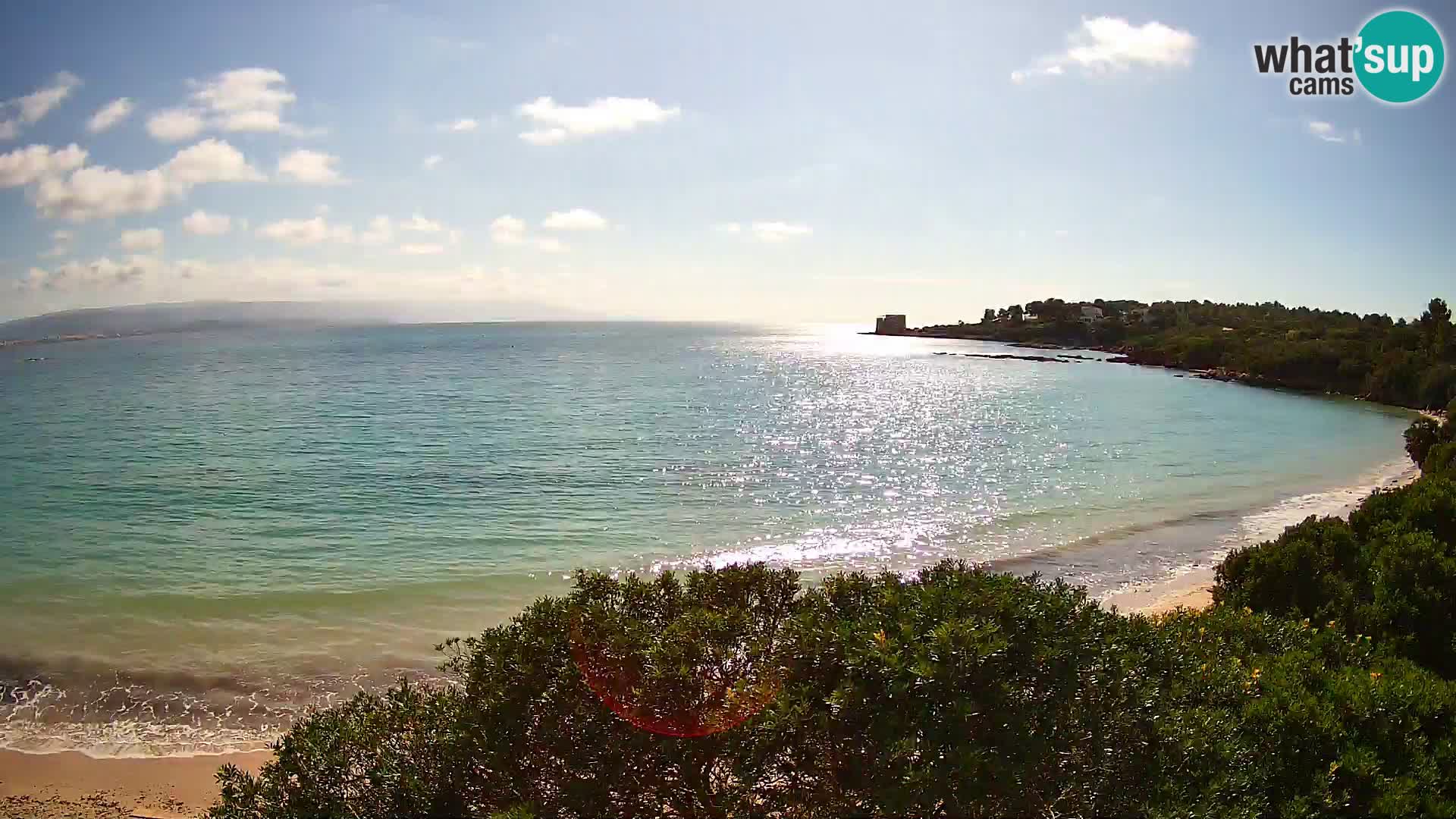Plage Lazzaretto livecam | Alghero | Sardaigne