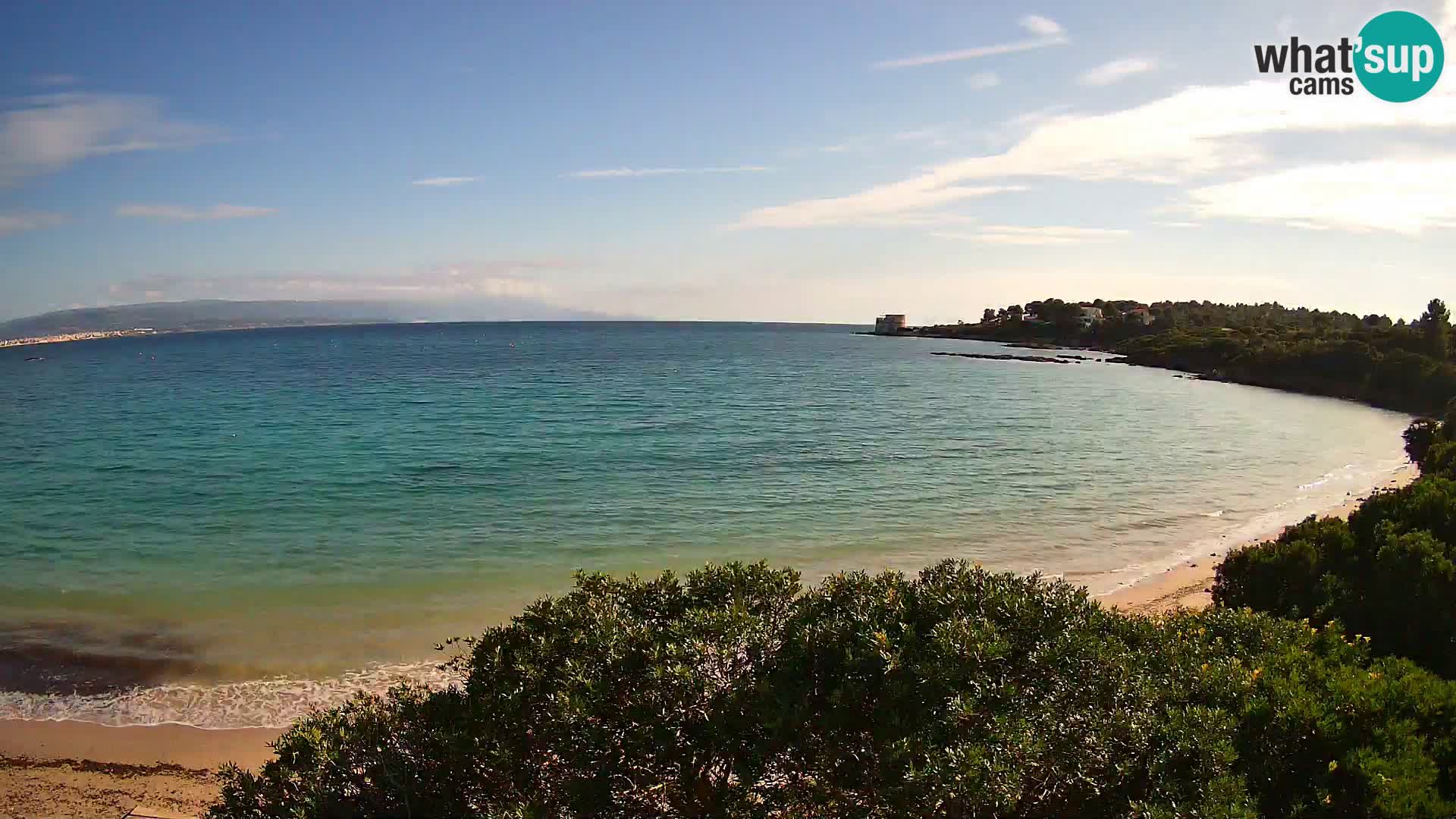 Plage Lazzaretto livecam | Alghero | Sardaigne