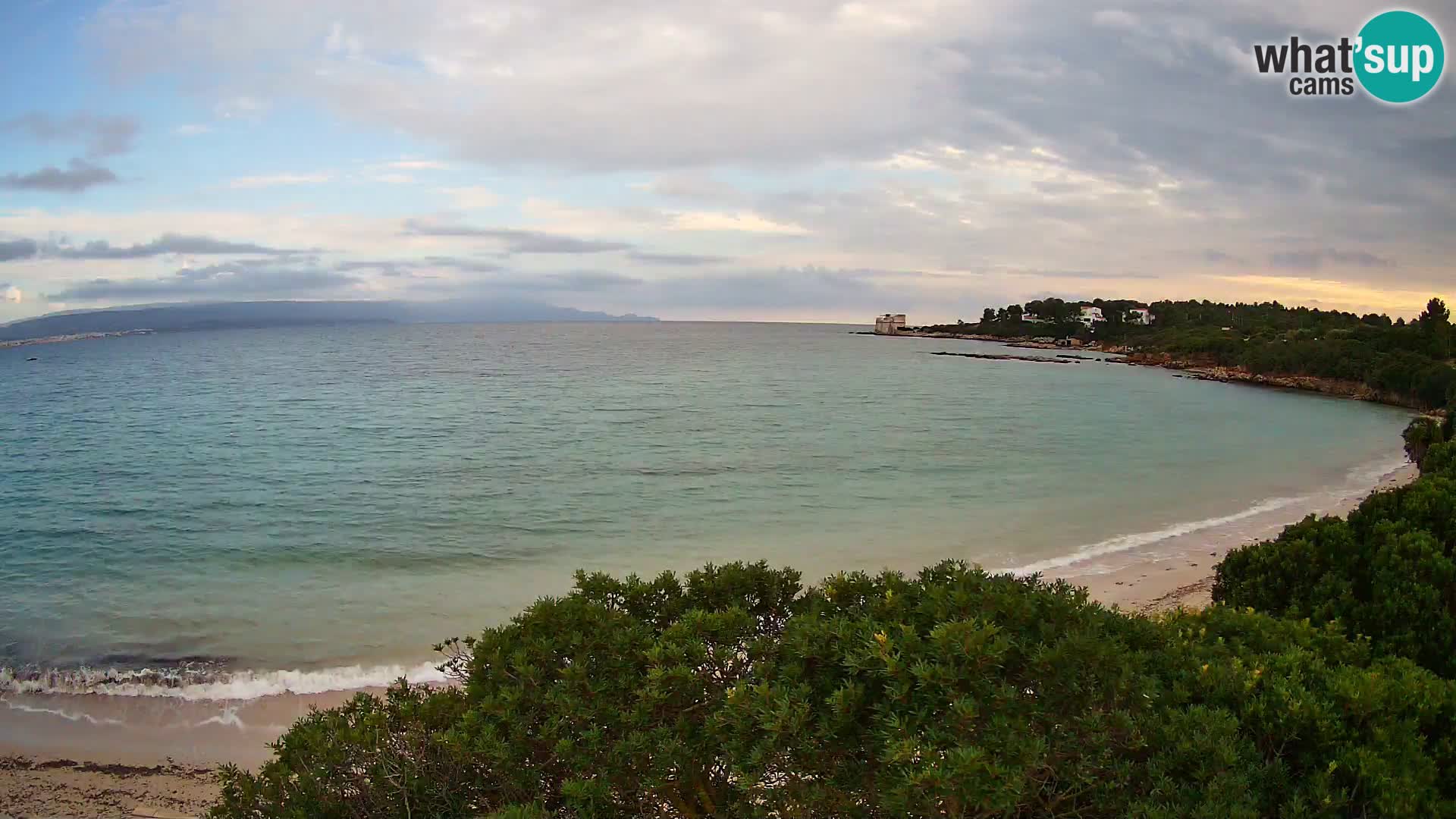 Kamera plaža Lazzaretto | Alghero | Sardinija