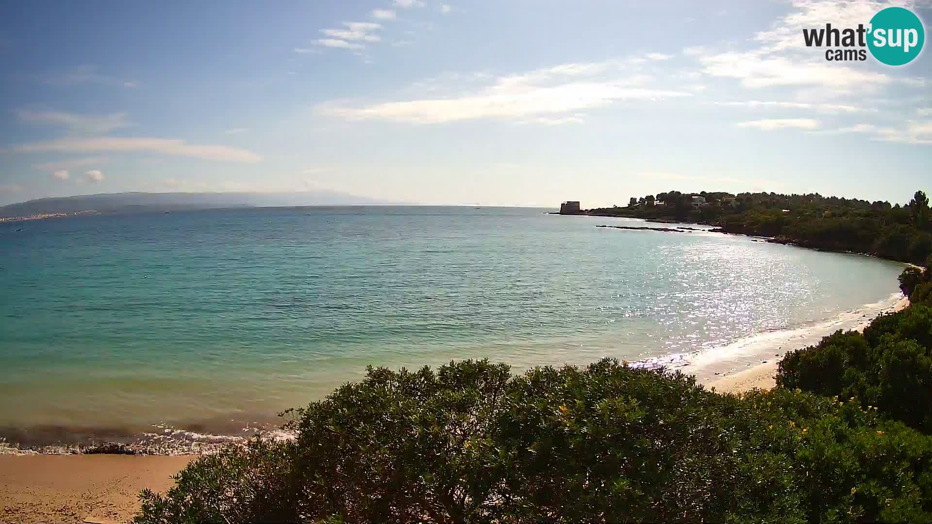 Plage Lazzaretto livecam | Alghero | Sardaigne
