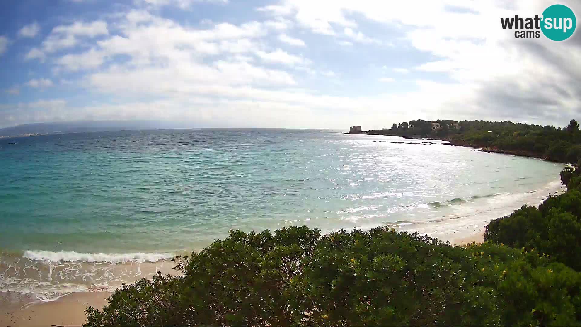 Web kamera plaža Lazzaretto | Alghero | Sardinija