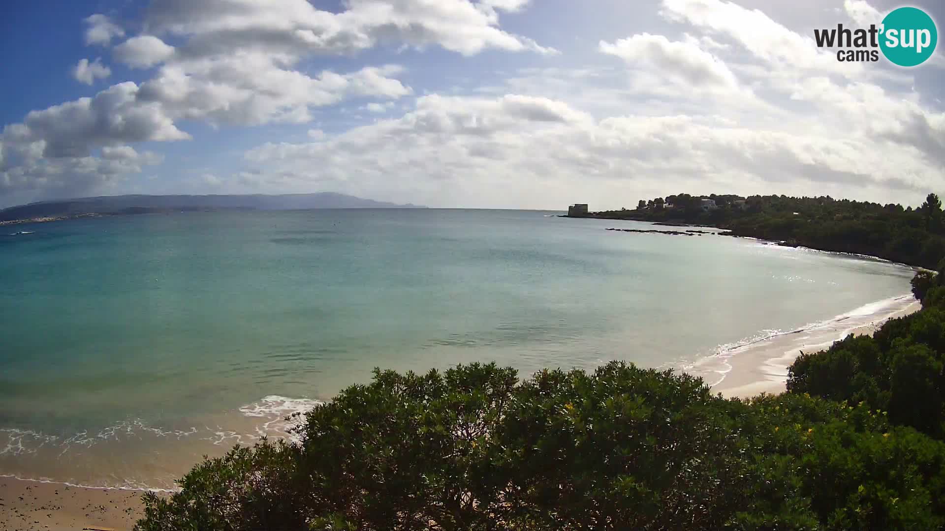 Plage Lazzaretto livecam | Alghero | Sardaigne