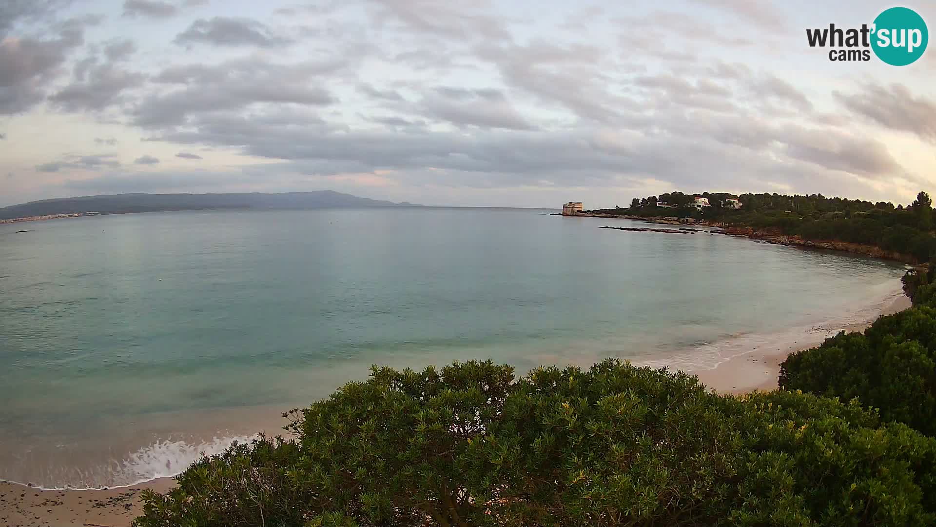 Kamera plaža Lazzaretto | Alghero | Sardinija