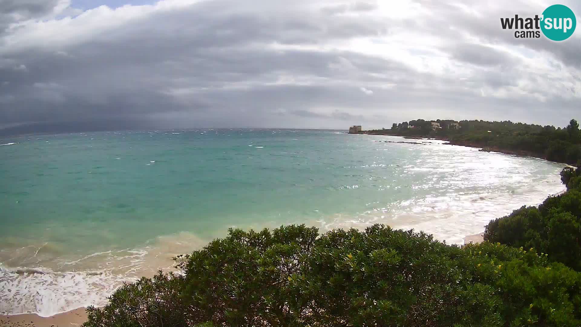 Kamera plaža Lazzaretto | Alghero | Sardinija