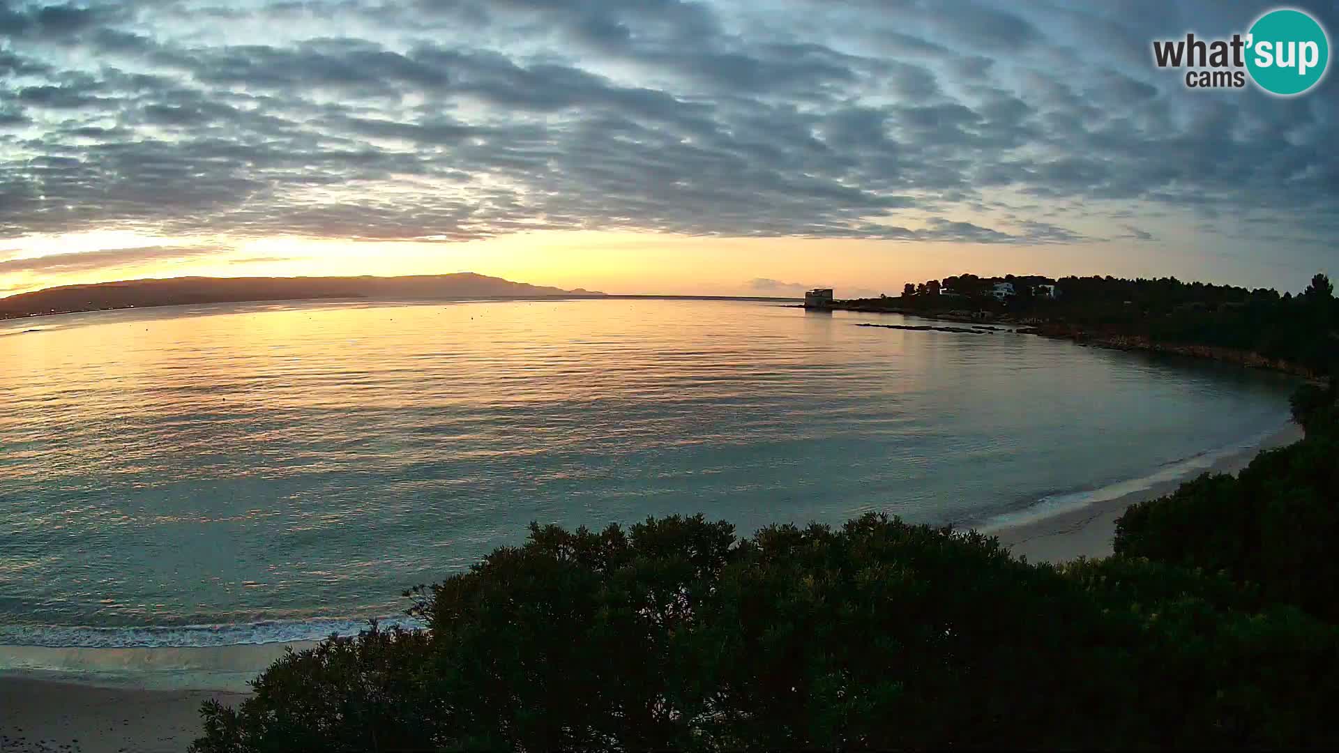Webcam Lazzaretto beach | Alghero | Sardinia