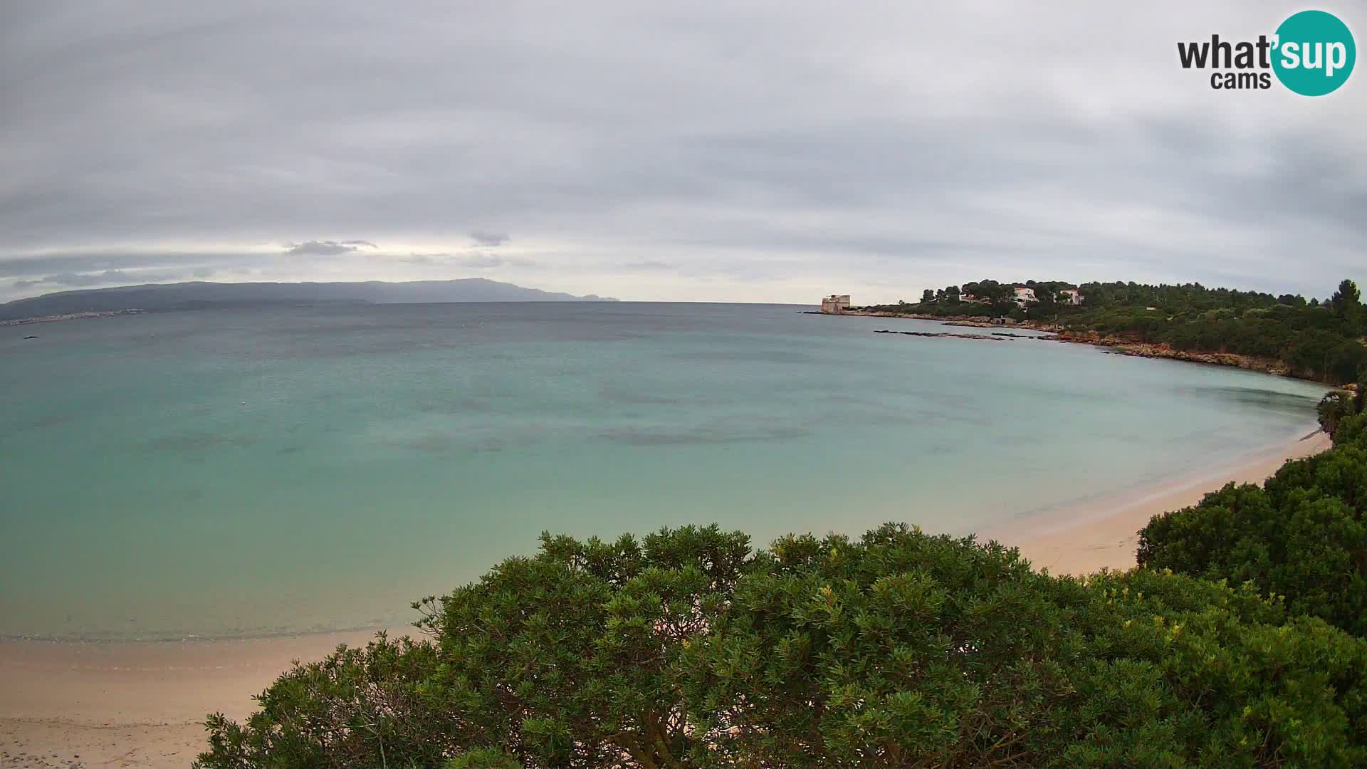 Kamera plaža Lazzaretto | Alghero | Sardinija