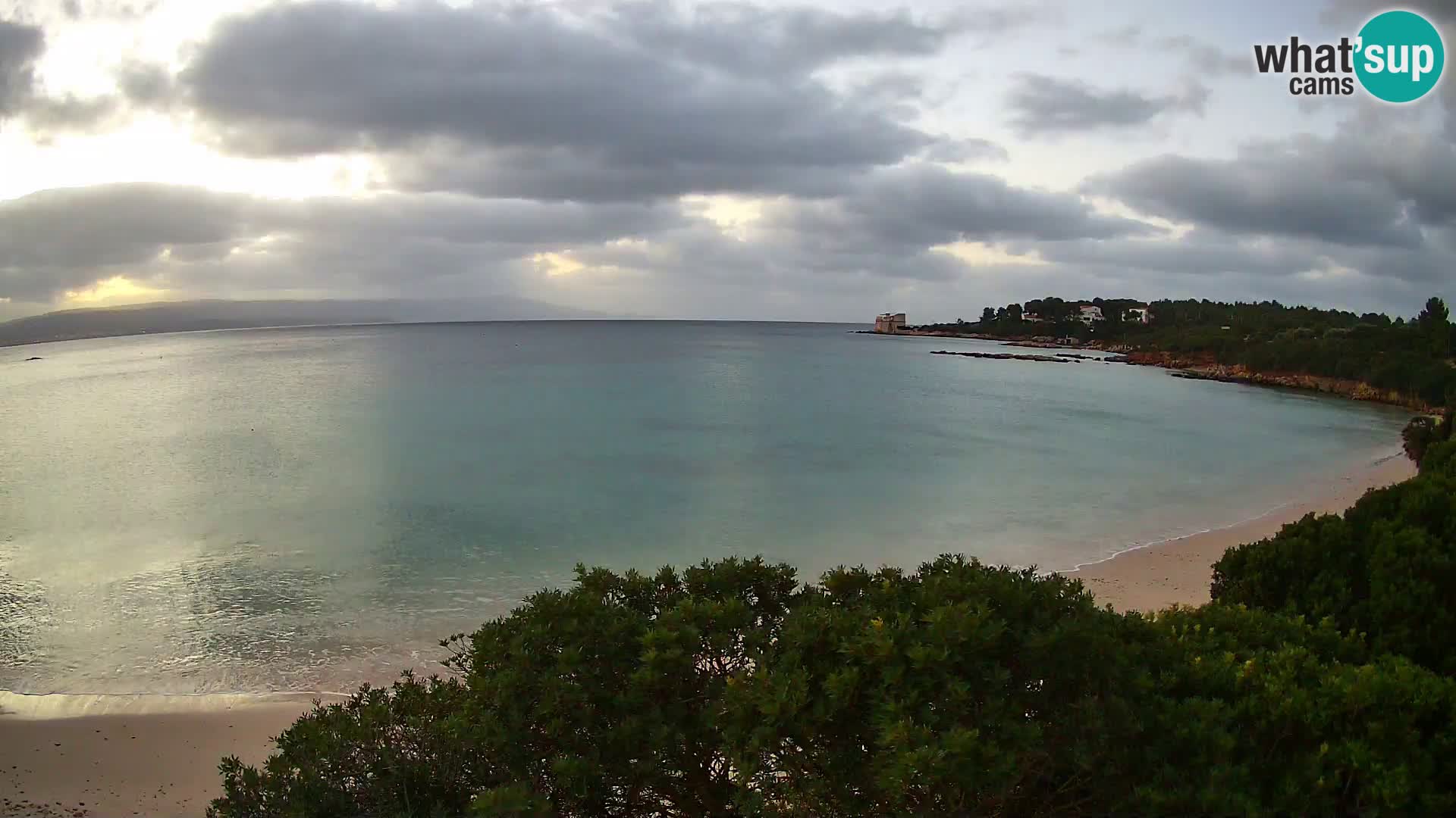 Plage Lazzaretto livecam | Alghero | Sardaigne