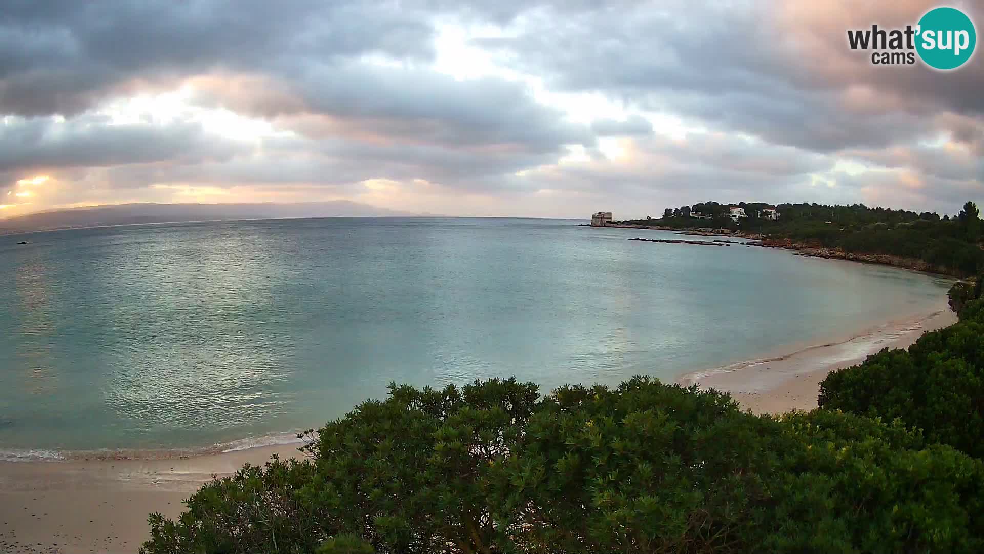 Kamera plaža Lazzaretto | Alghero | Sardinija