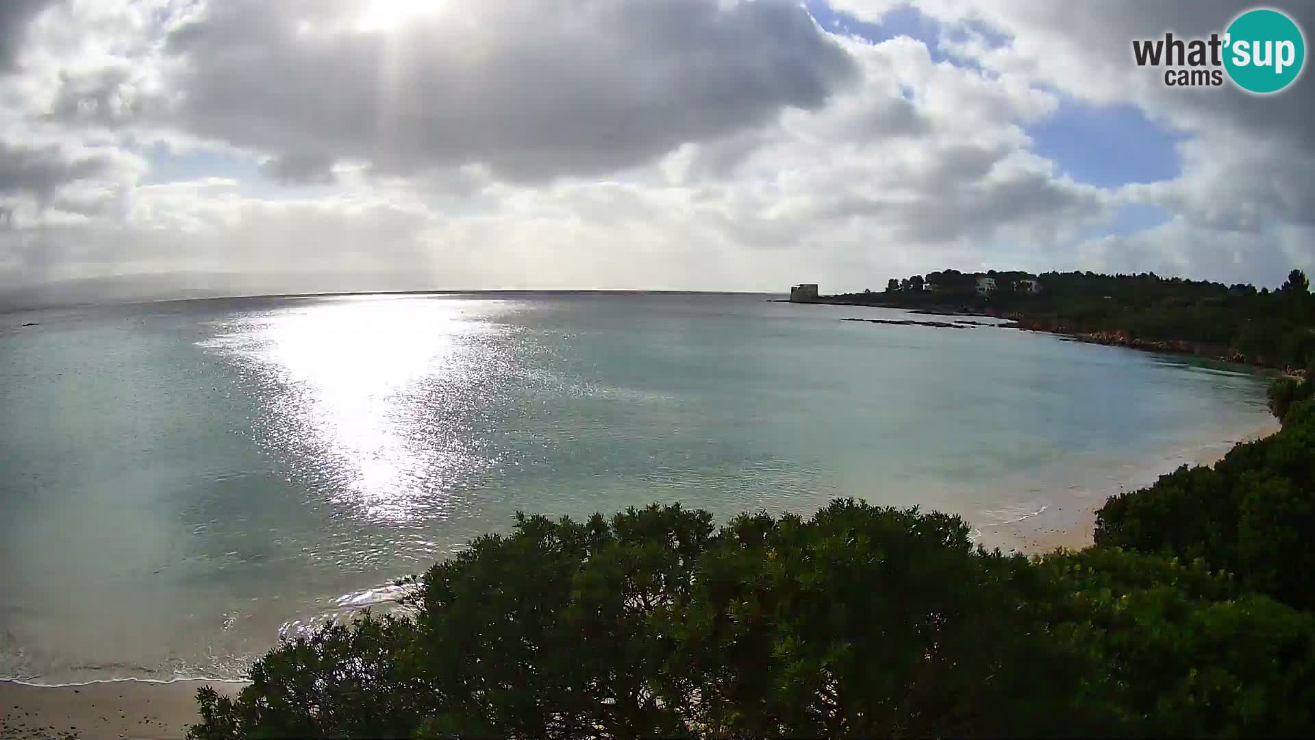 Plage Lazzaretto livecam | Alghero | Sardaigne