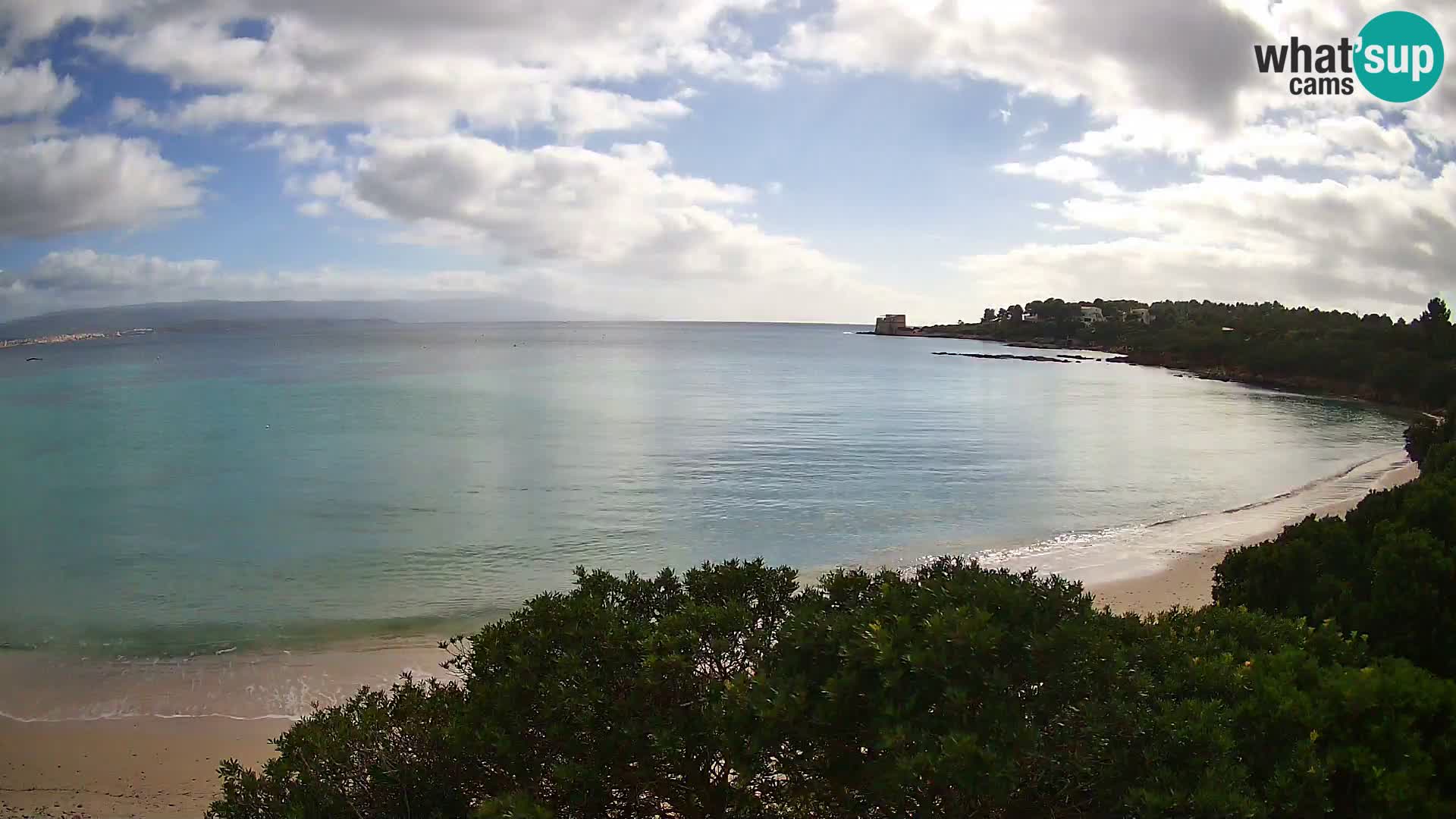 Webcam Lazzaretto Strand | Alghero | Sardinien