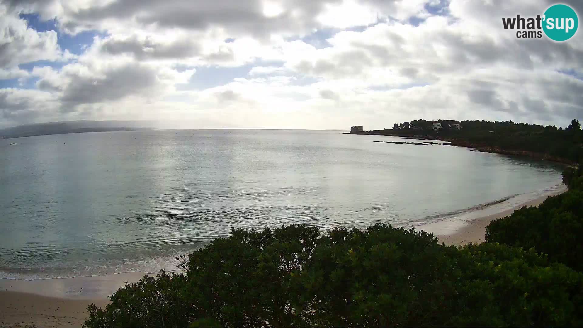 Webcam Lazzaretto beach | Alghero | Sardinia