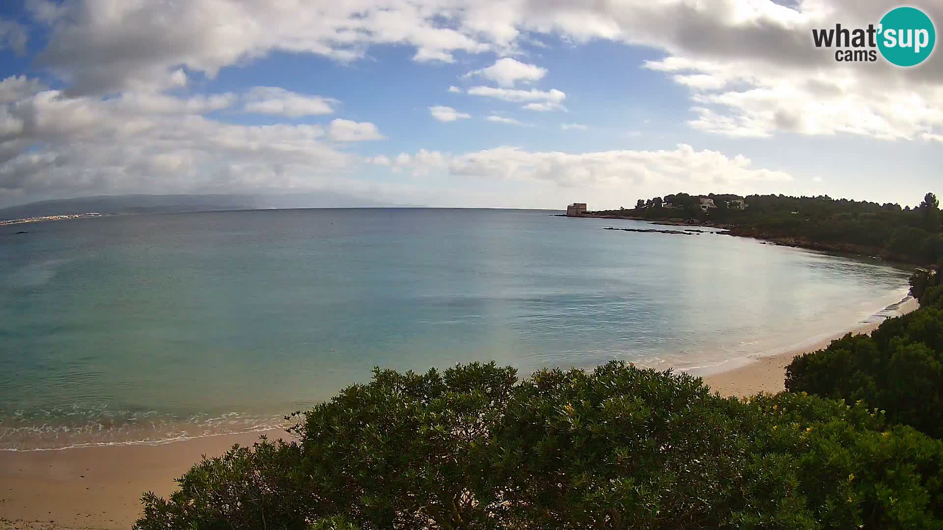Plage Lazzaretto livecam | Alghero | Sardaigne