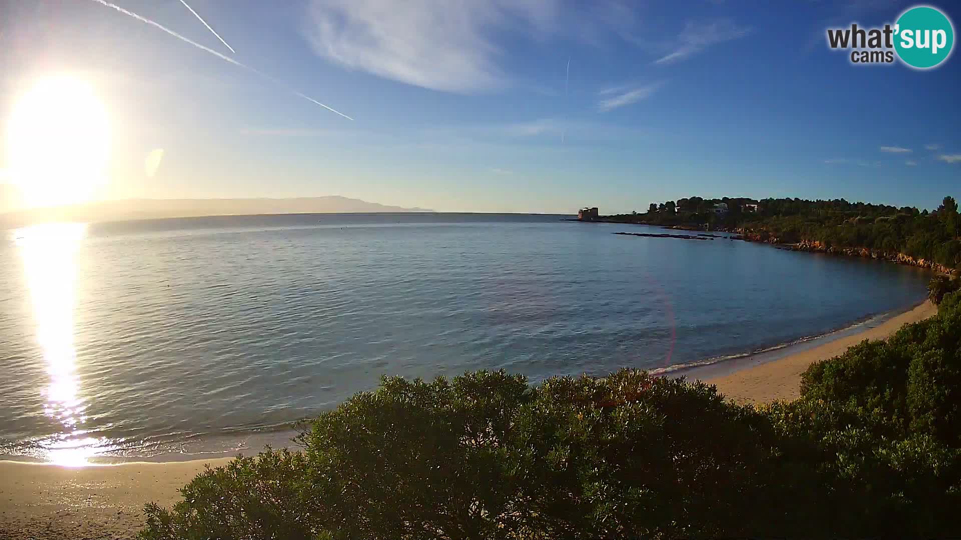Web kamera plaža Lazzaretto | Alghero | Sardinija