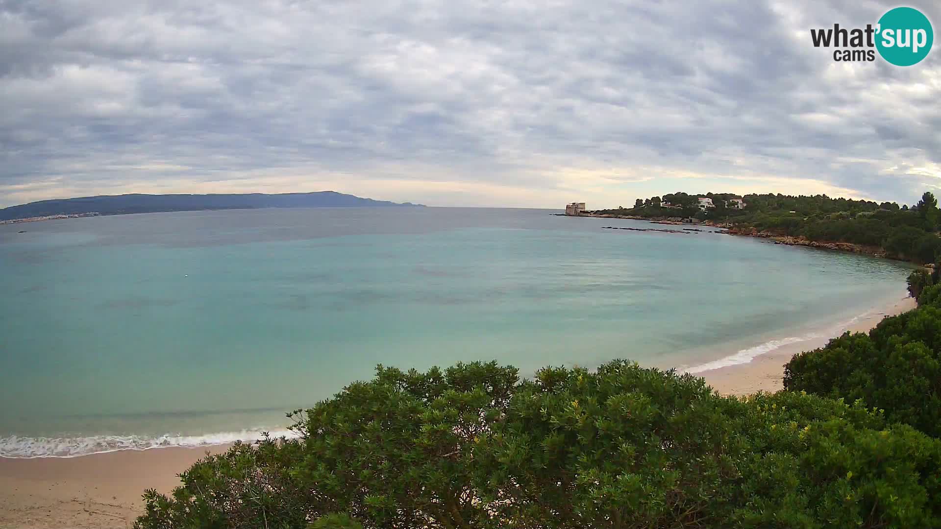 Web kamera plaža Lazzaretto | Alghero | Sardinija