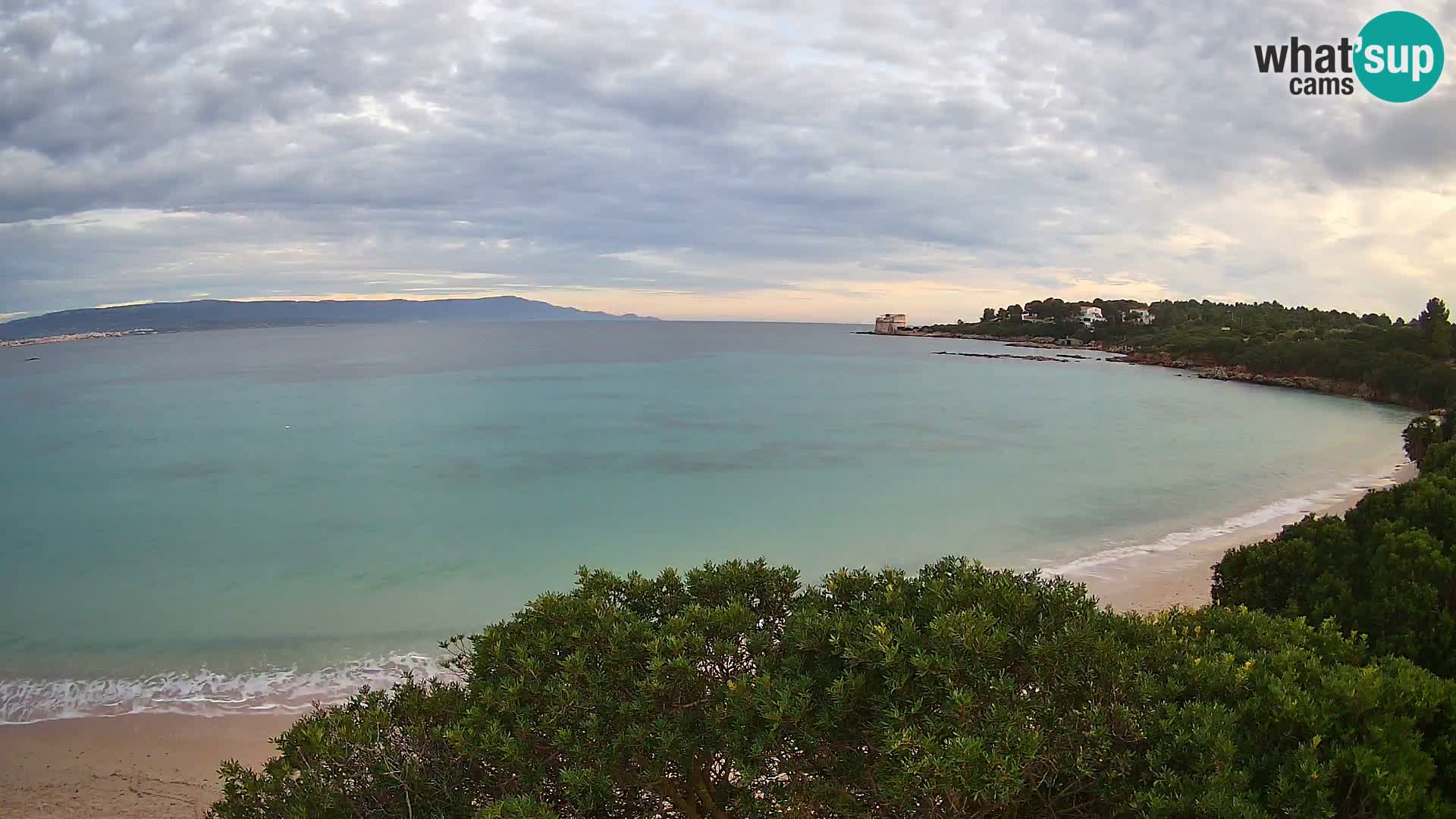 Web kamera plaža Lazzaretto | Alghero | Sardinija