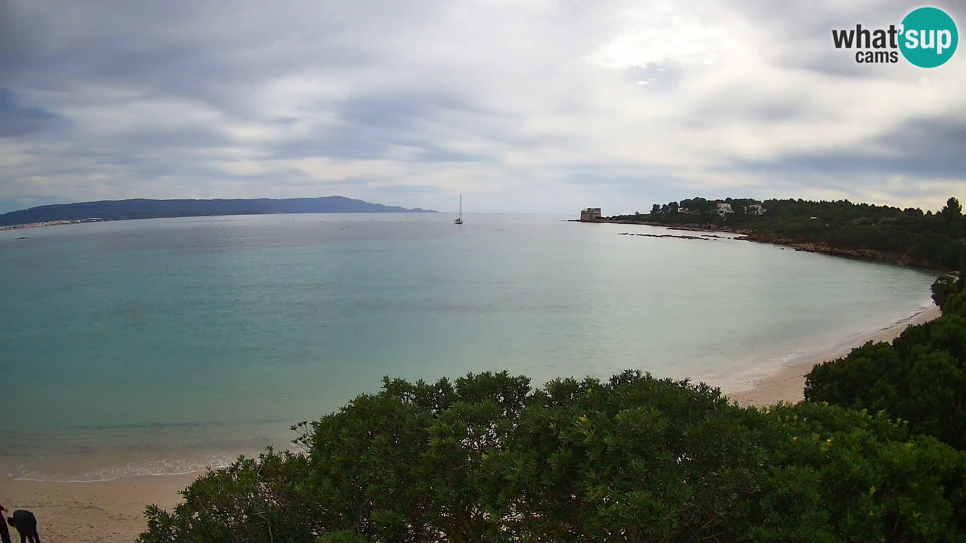 Webcam Lazzaretto Strand | Alghero | Sardinien