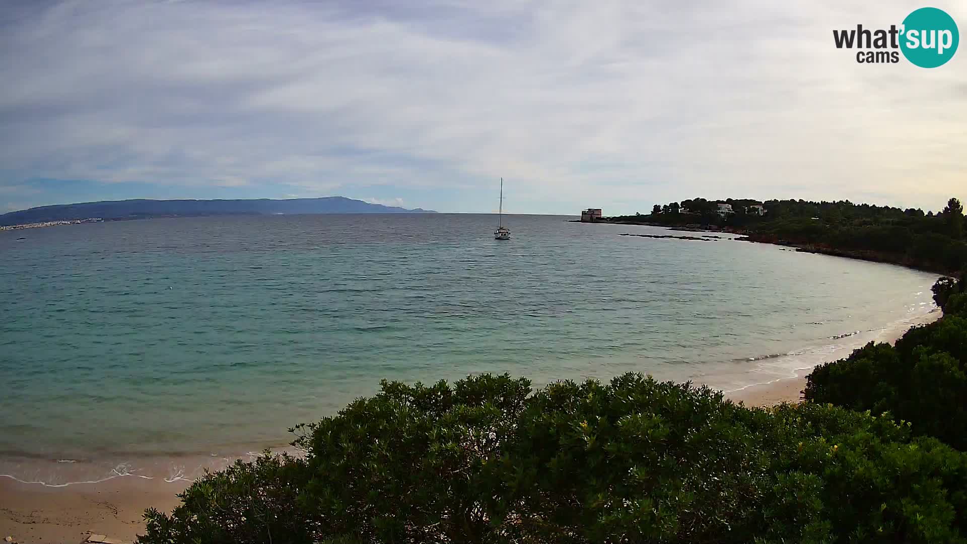 Plage Lazzaretto livecam | Alghero | Sardaigne