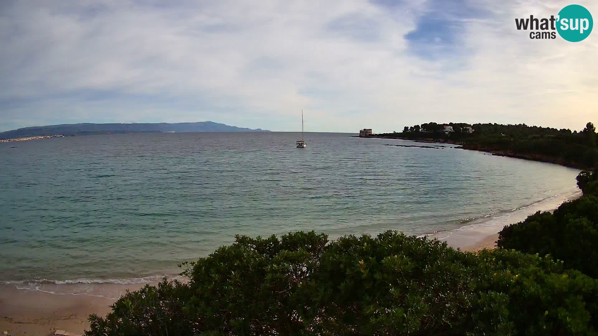 Kamera plaža Lazzaretto | Alghero | Sardinija