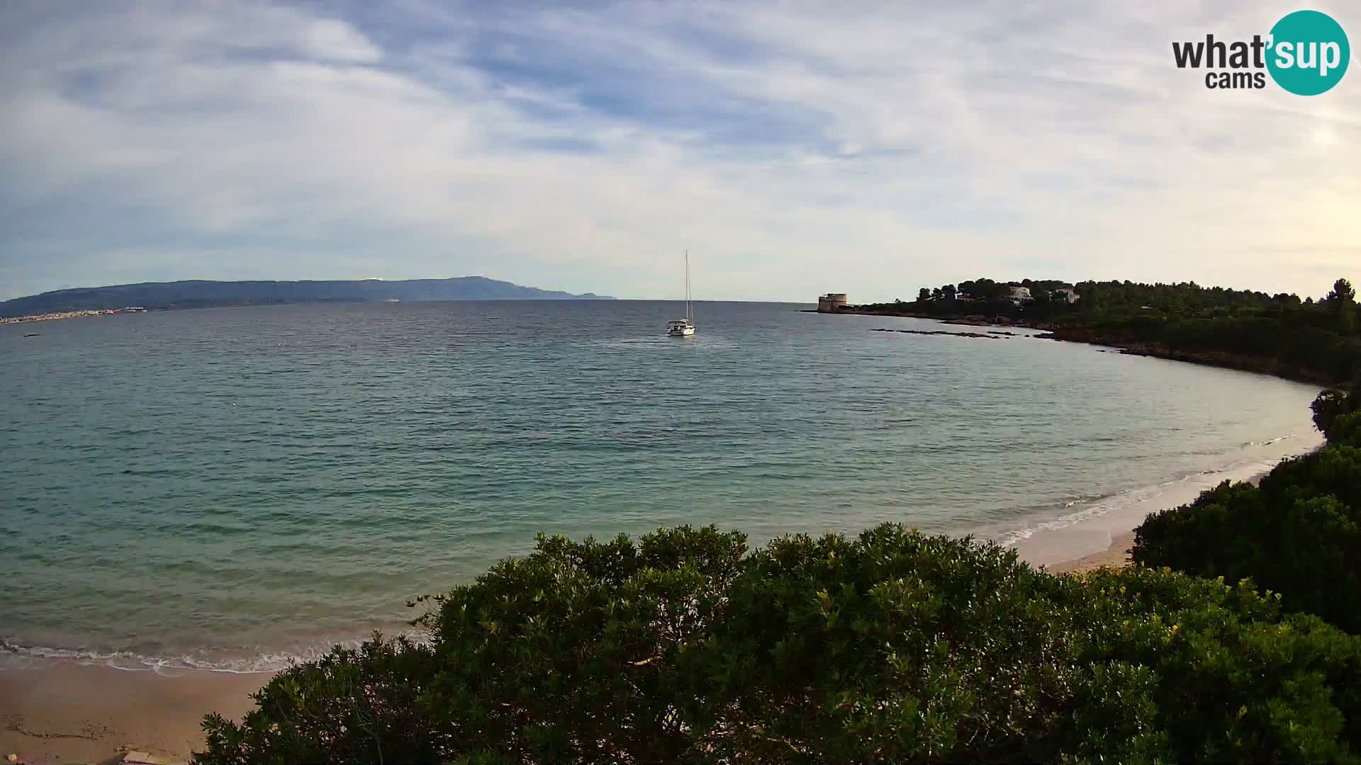 Webcam Lazzaretto Strand | Alghero | Sardinien