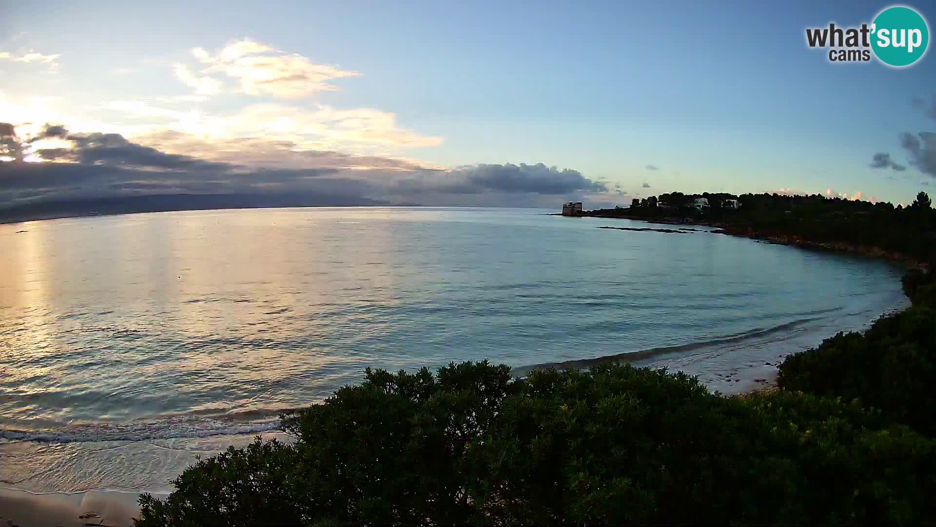 Webcam Lazzaretto beach | Alghero | Sardinia