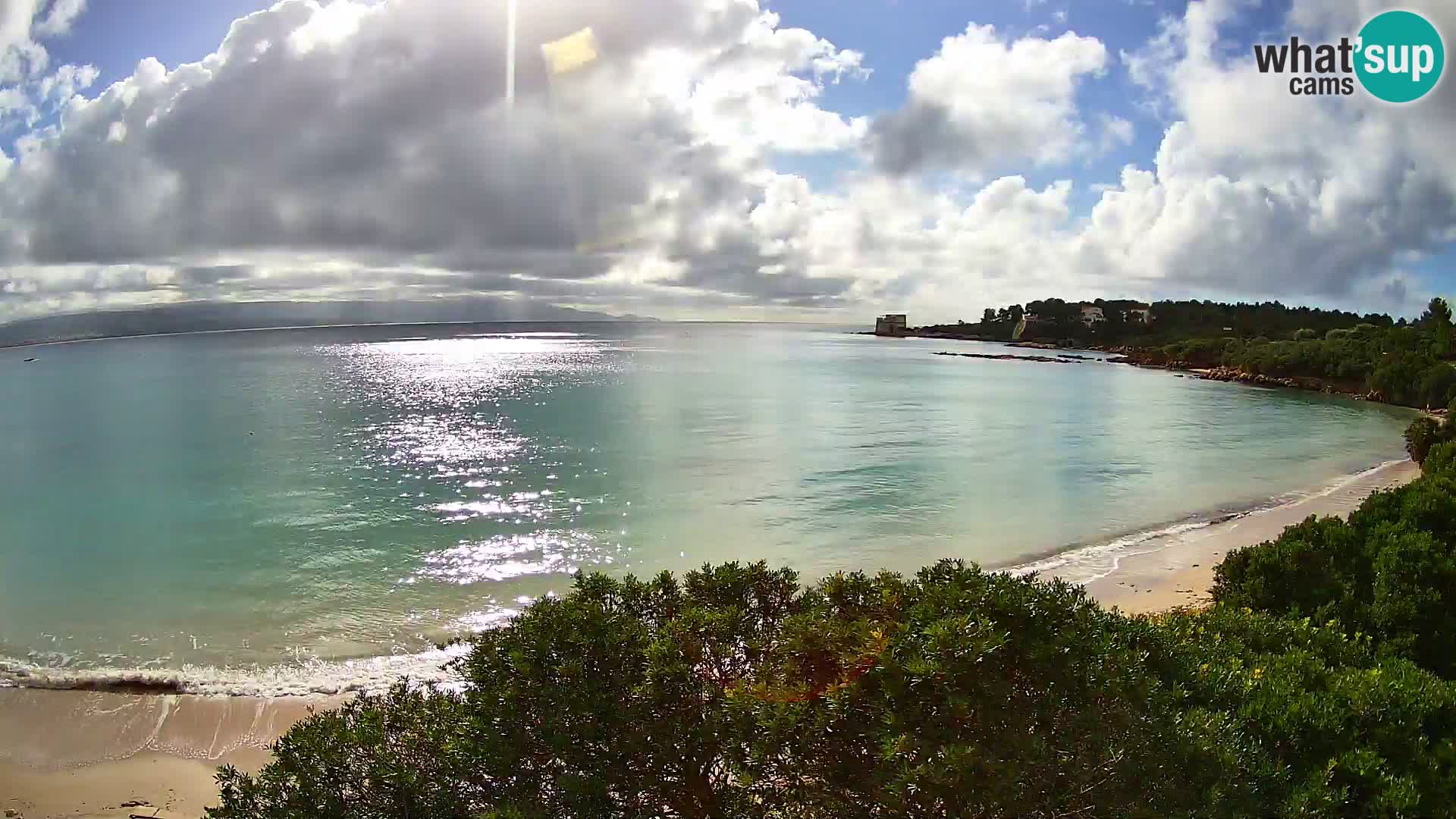 Plage Lazzaretto livecam | Alghero | Sardaigne