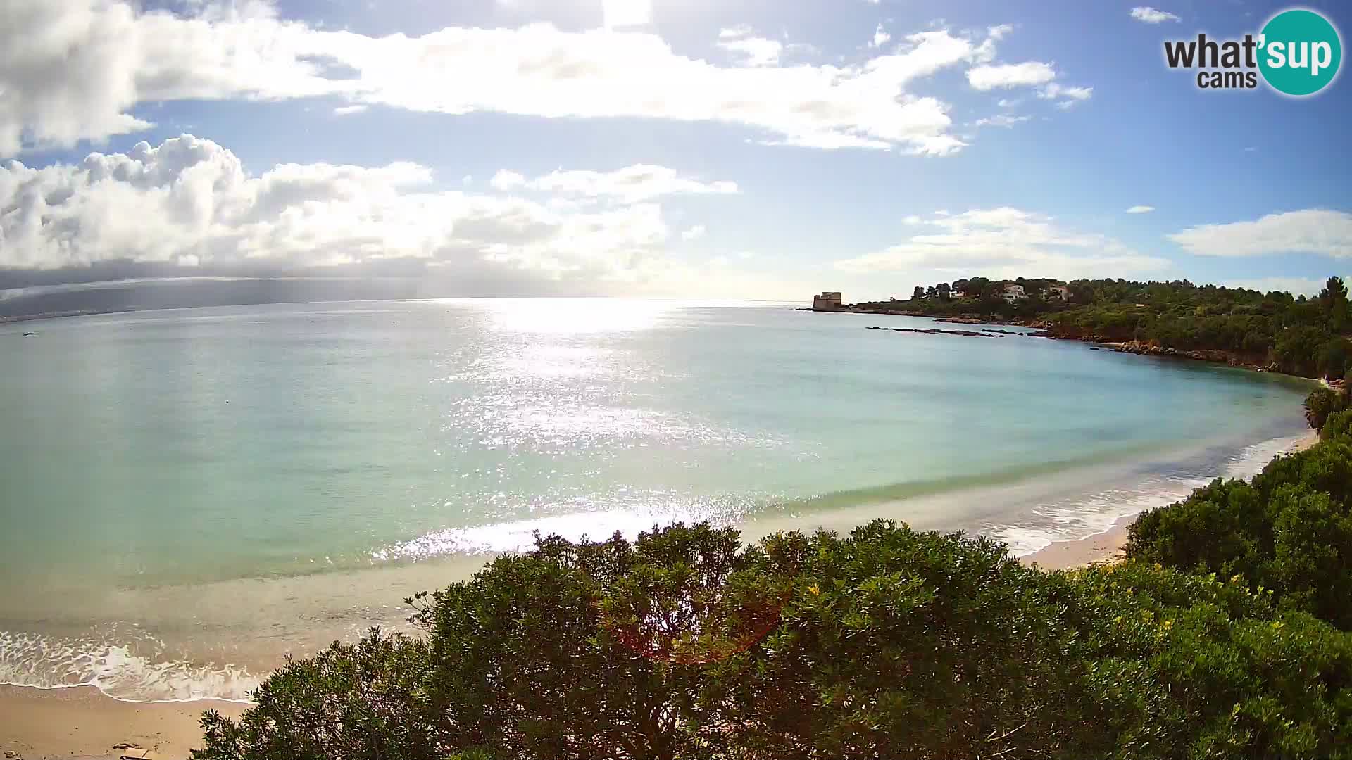 Webcam Lazzaretto beach | Alghero | Sardinia