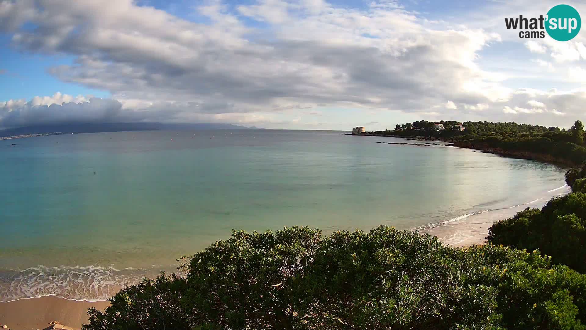 Web kamera plaža Lazzaretto | Alghero | Sardinija