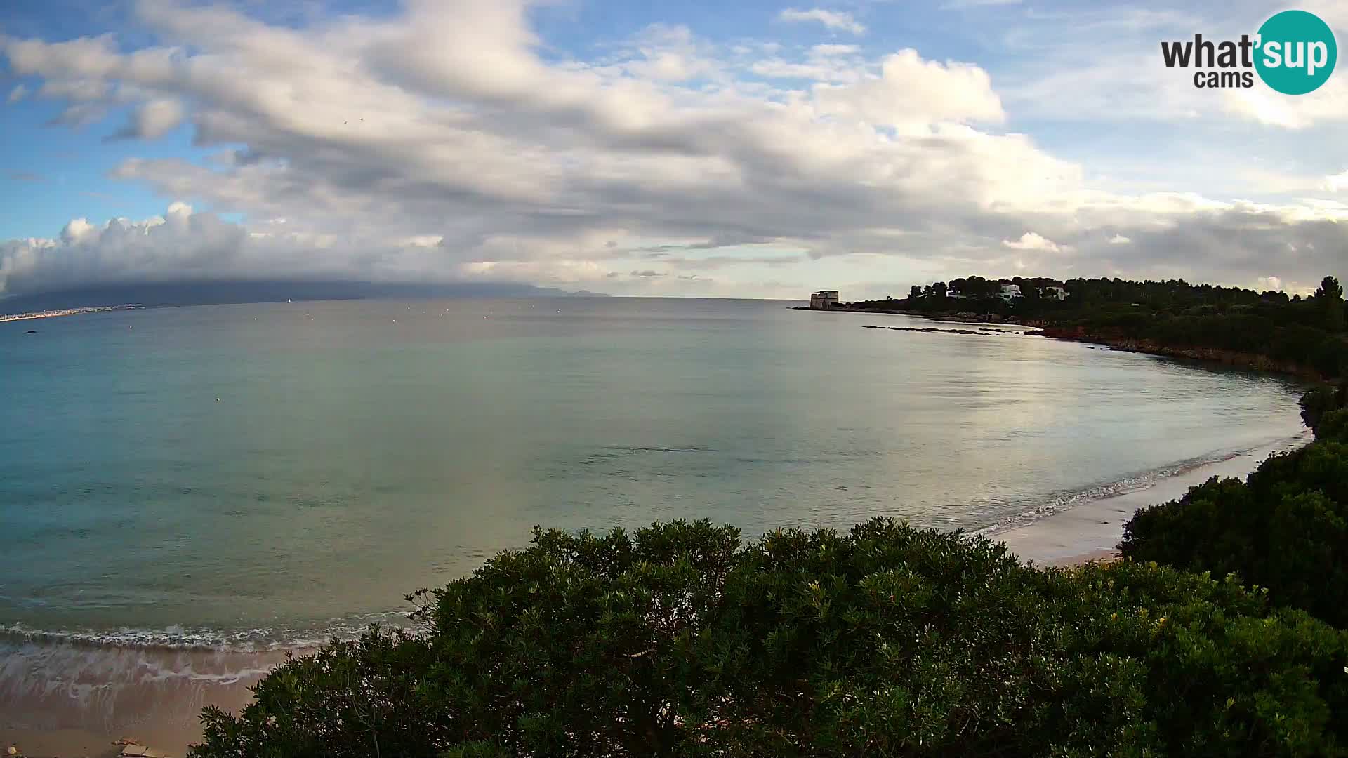 Web kamera plaža Lazzaretto | Alghero | Sardinija