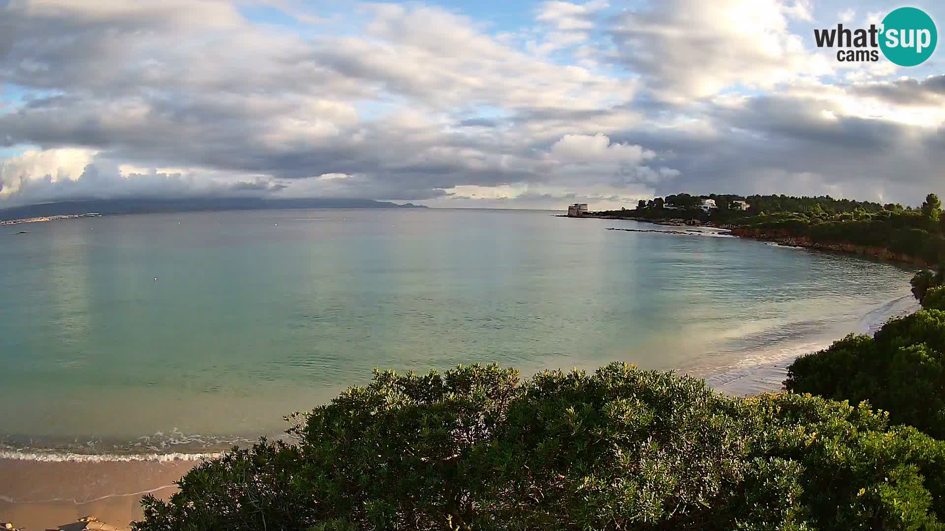 Kamera plaža Lazzaretto | Alghero | Sardinija