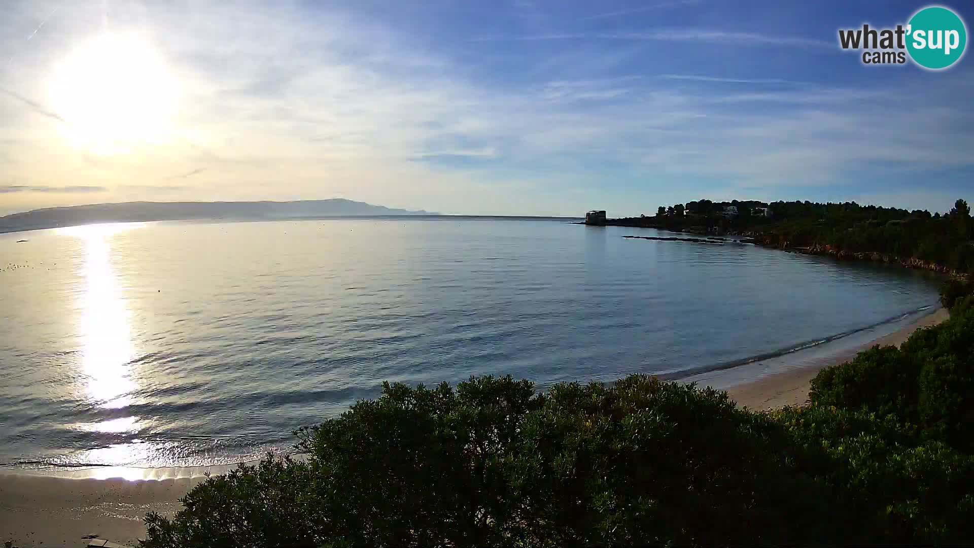 Kamera plaža Lazzaretto | Alghero | Sardinija