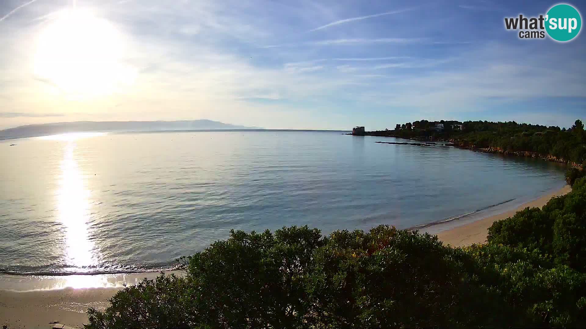 Web kamera plaža Lazzaretto | Alghero | Sardinija