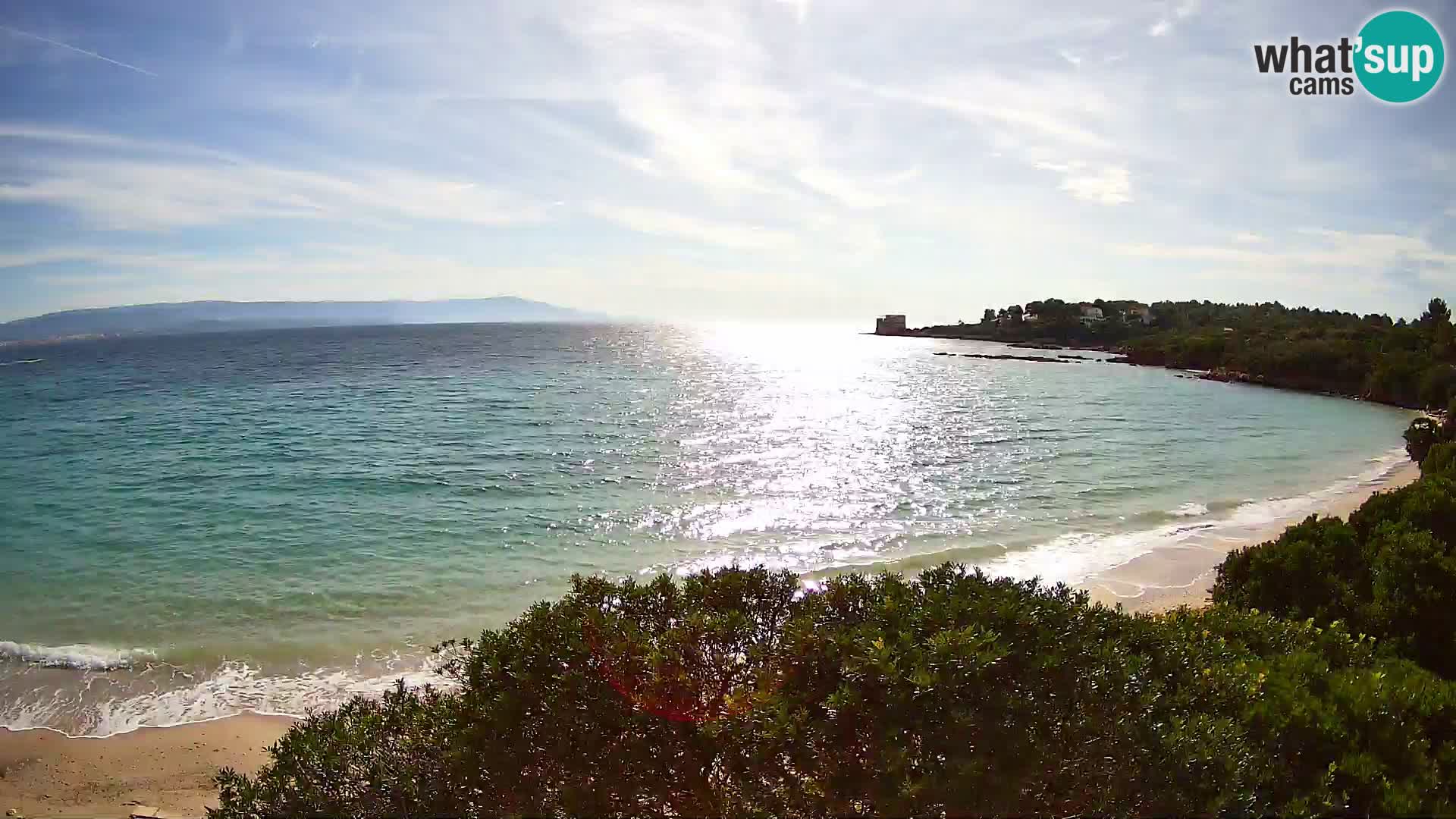 Webcam Lazzaretto Strand | Alghero | Sardinien