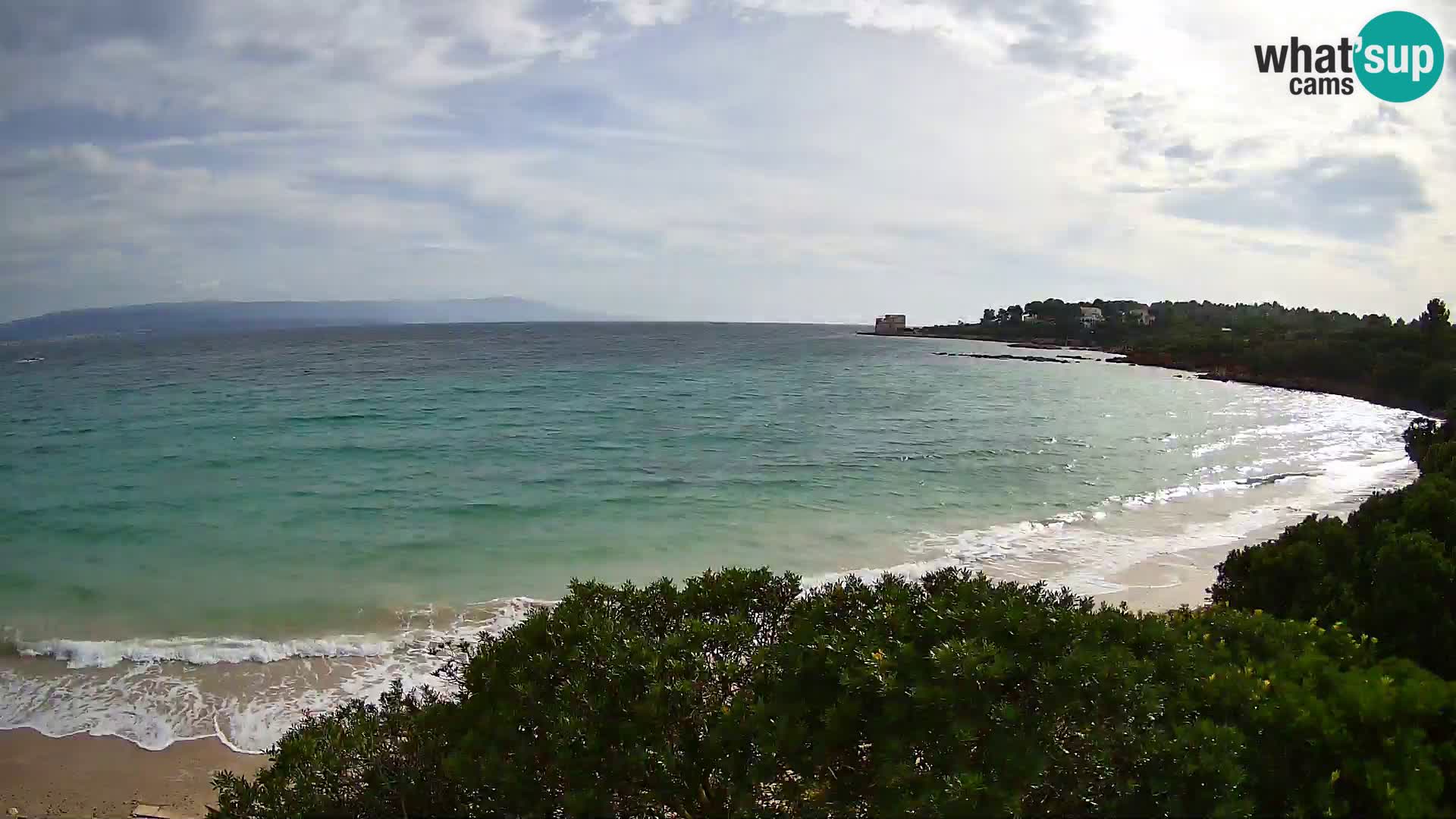 Webcam Lazzaretto beach | Alghero | Sardinia