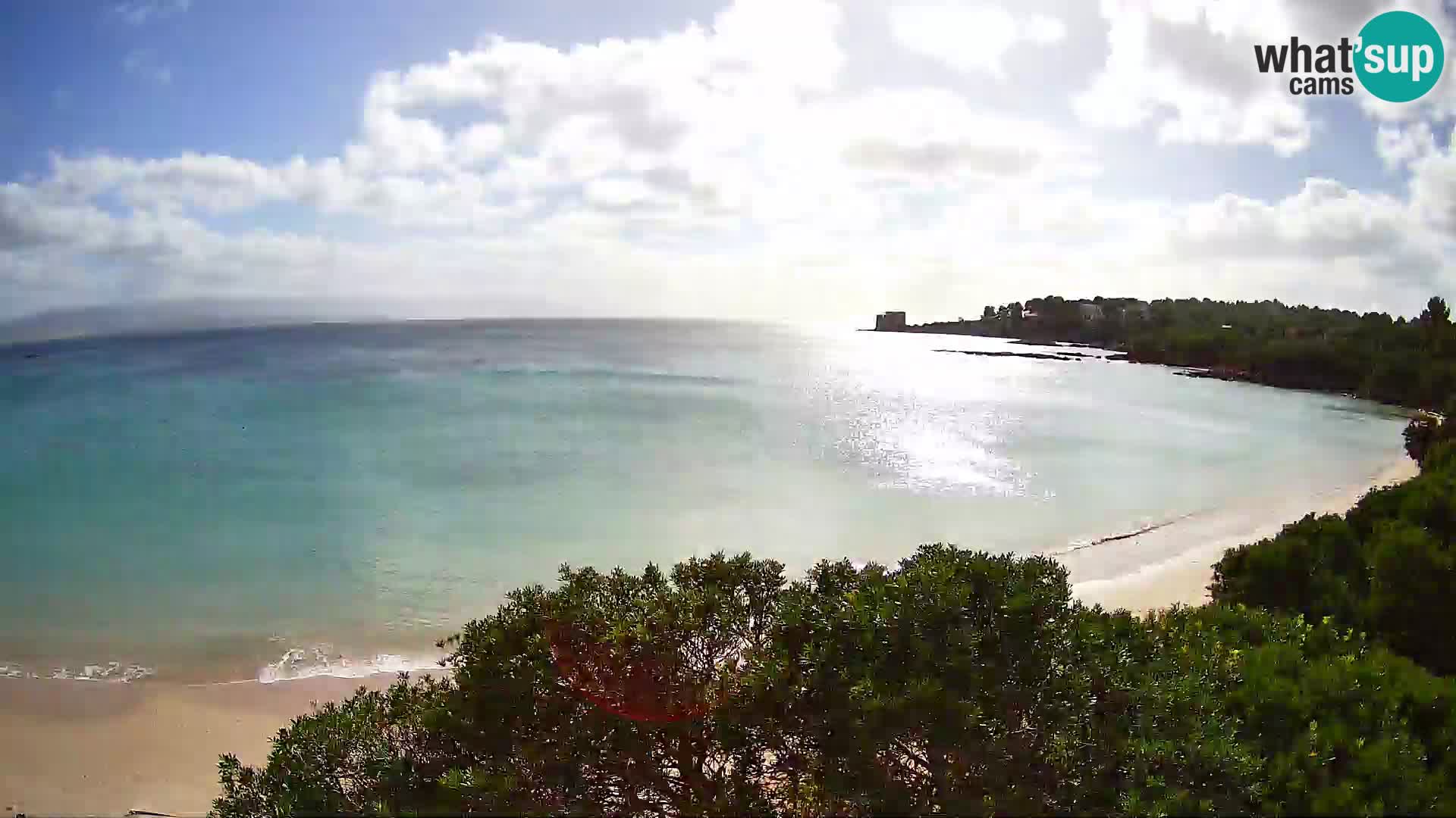 Webcam Lazzaretto beach | Alghero | Sardinia