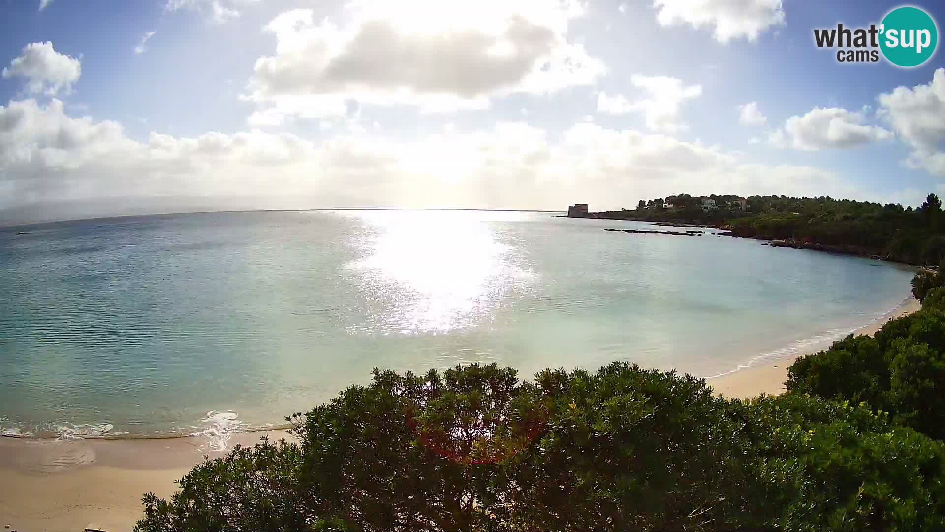 Webcam Lazzaretto beach | Alghero | Sardinia