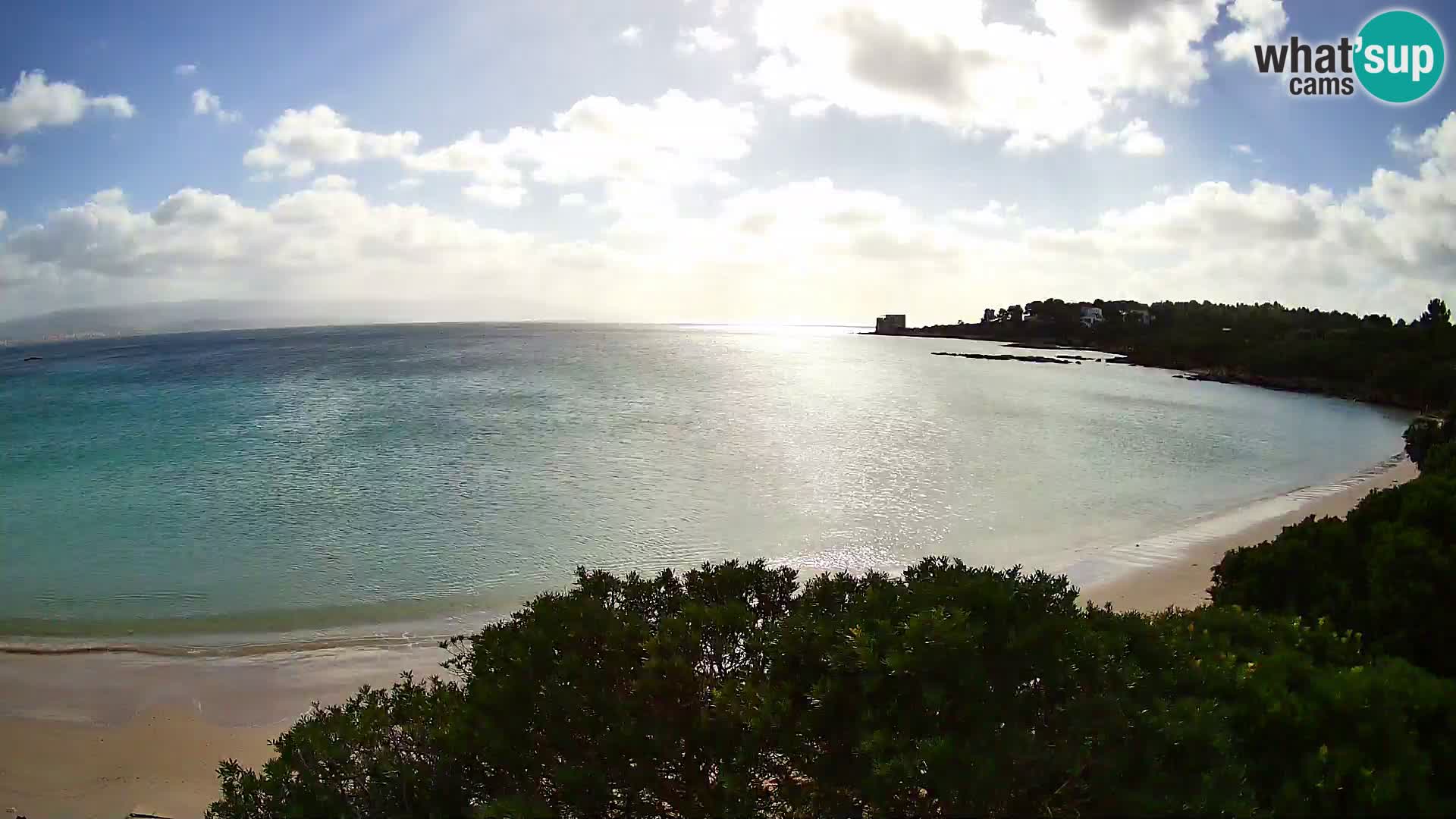 Kamera plaža Lazzaretto | Alghero | Sardinija