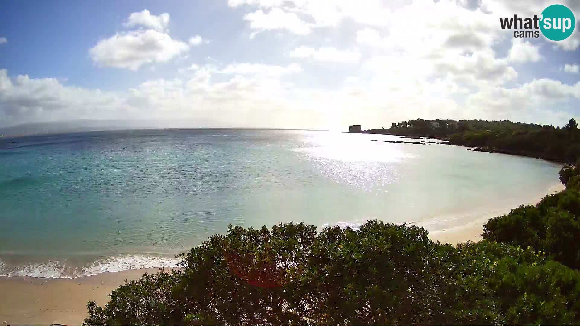 Webcam Lazzaretto beach | Alghero | Sardinia
