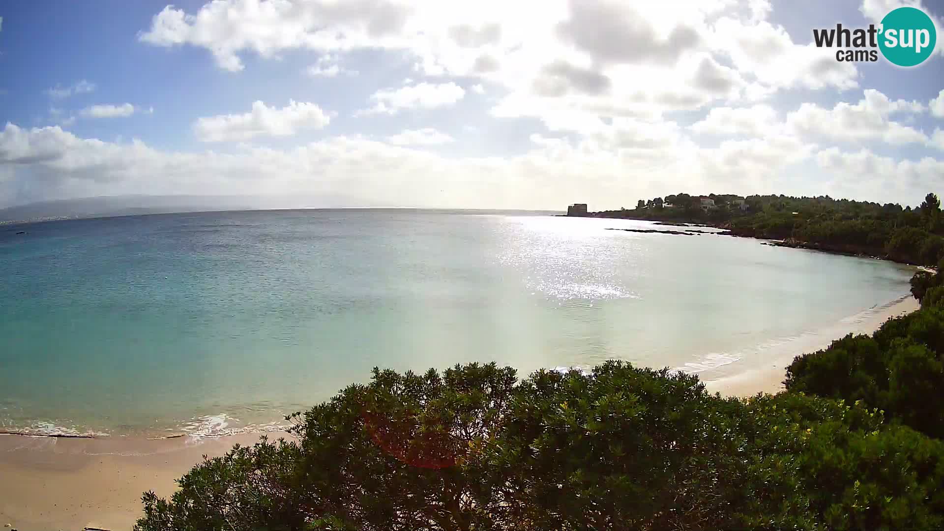 Webcam Lazzaretto beach | Alghero | Sardinia
